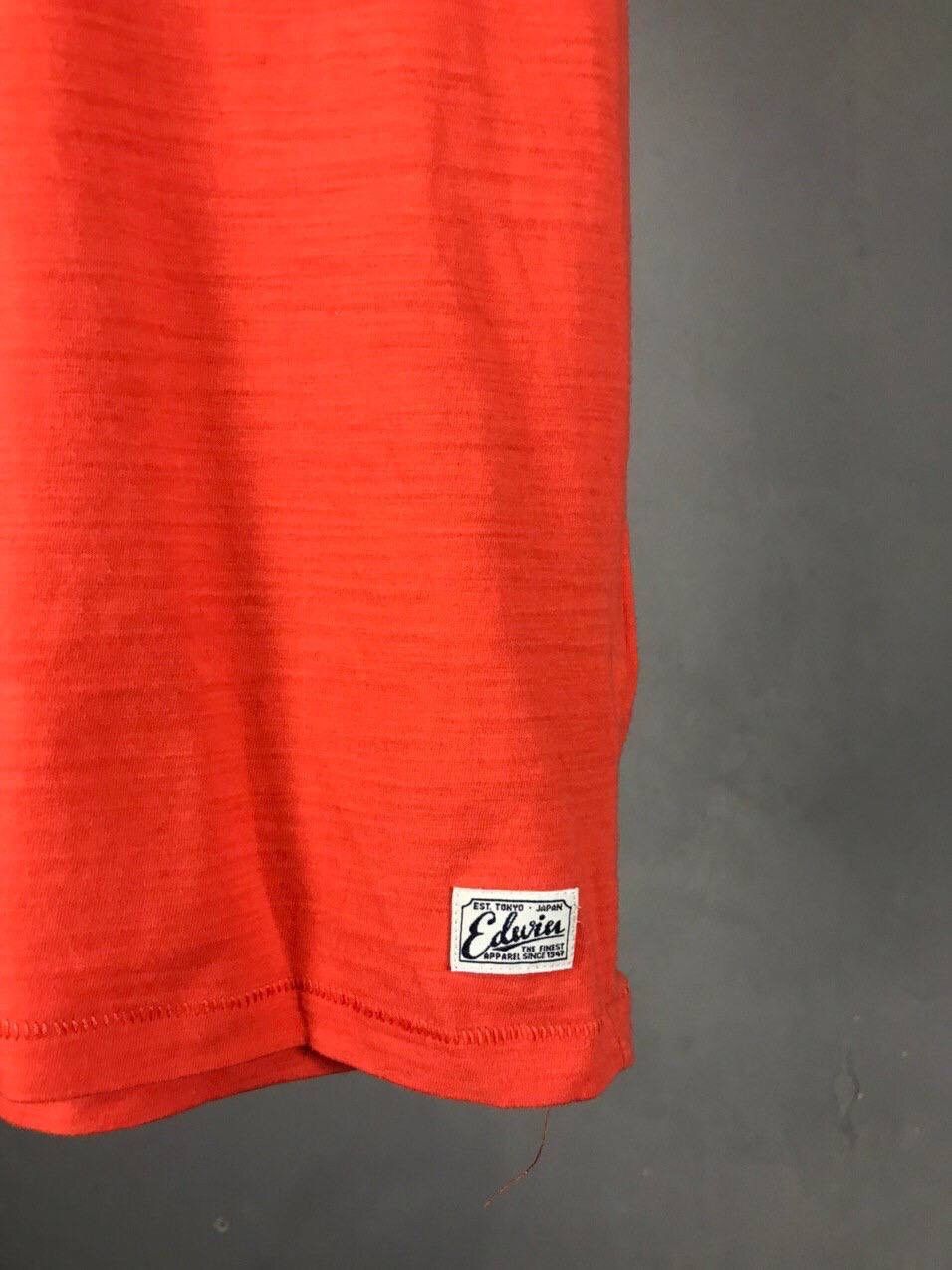 Edwin Edwin Japanese brand orange tee Size US S / EU 44-46 / 1 - 2 Thumbnail