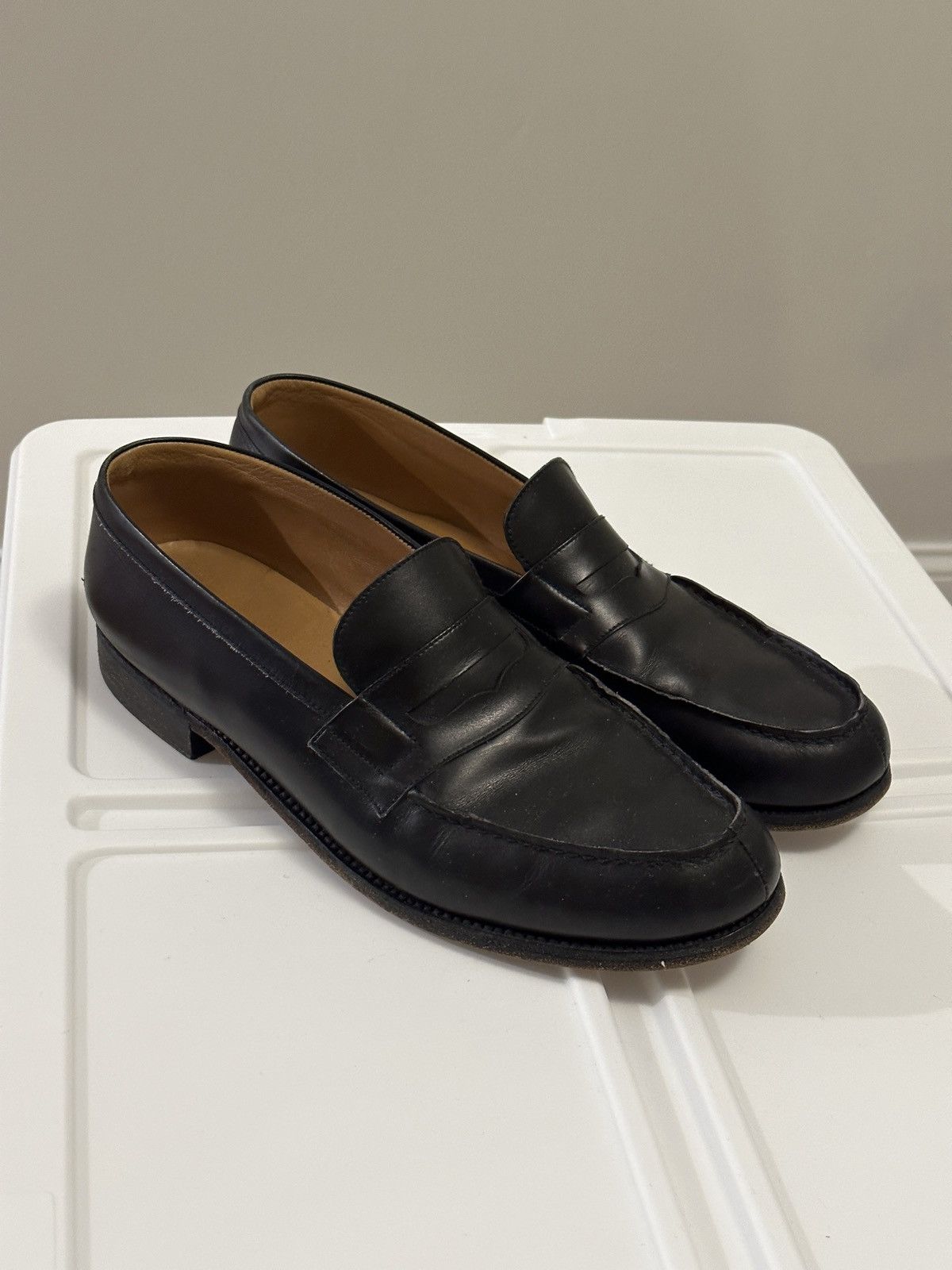 J.M. Weston Penny Loafer - size 44 US 11 Size US 11 / EU 44 - 2 Thumbnail