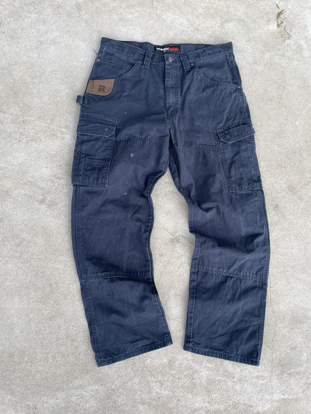 Vintage Vintage Wrangler Riggs cargo pants ripstop Size US 34 / EU 50 - 4 Thumbnail
