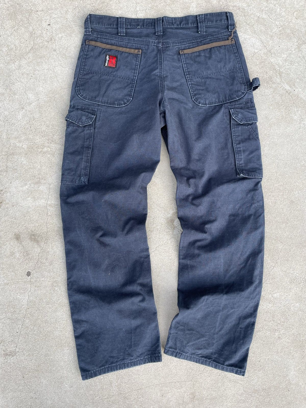 Vintage Vintage Wrangler Riggs cargo pants ripstop Size US 34 / EU 50 - 12 Thumbnail