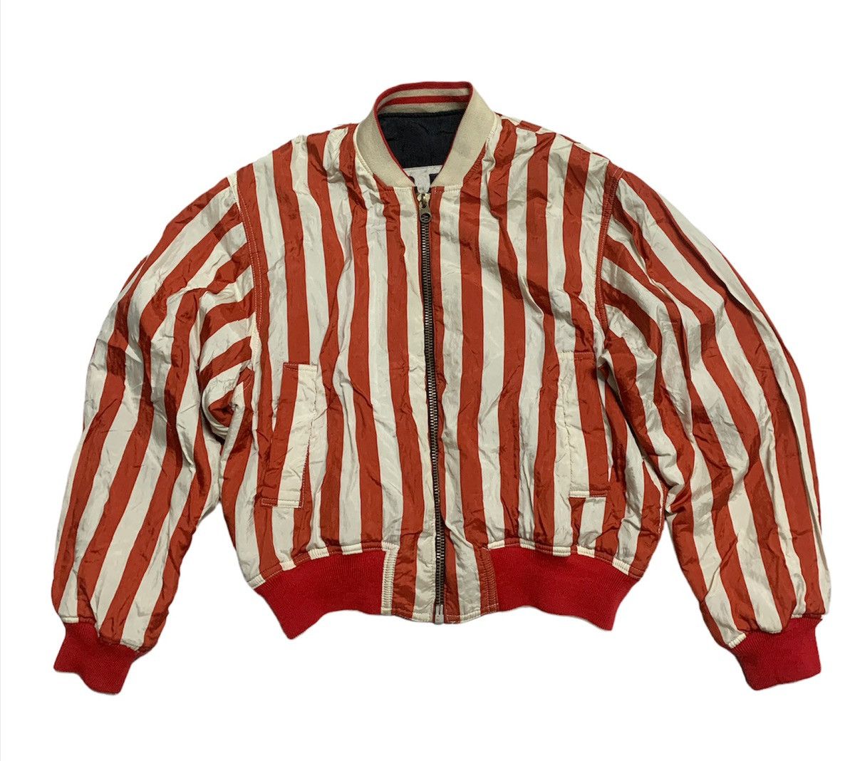 Issey Miyake × PERSON'S × Vintage Reversible 80s Person’s For Men Japan varsity jacket Size US L / EU 52-54 / 3 - 2 Thumbnail