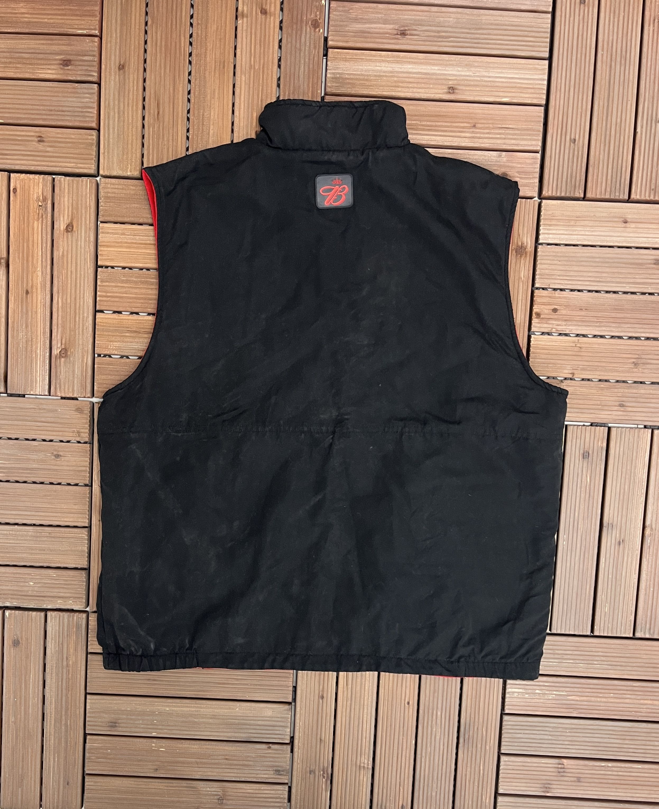 Vintage Budweiser Reversible Graphic Fleece Vintage Vest Jacket Size US XL / EU 56 / 4 - 4 Thumbnail