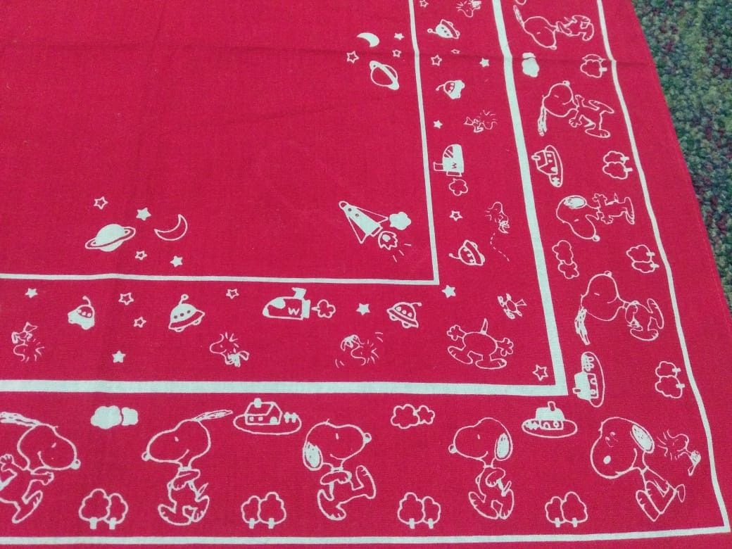 Peanuts × Vintage Peanuts Woodstoock Snoopy Bandana Handkerchief Scarves Size ONE SIZE - 2 Thumbnail