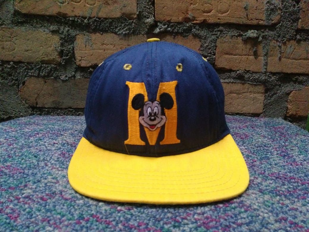 Mickey Mouse × Vintage Vintage Mickey Mouse Cap Hat Size ONE SIZE - 1 Thumbnail