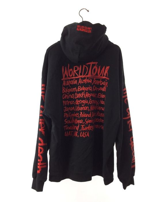 Vetements World Tour Hoodie | Grailed