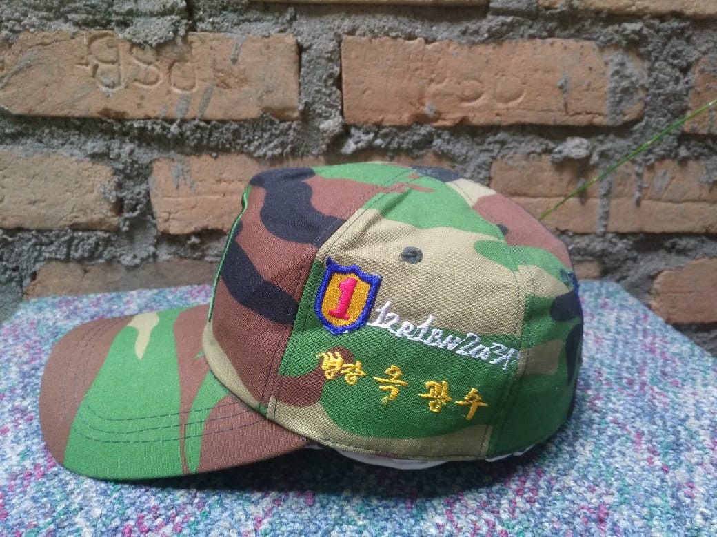 Vintage Vintage Camouflage Military Hats Caps Size ONE SIZE - 4 Thumbnail