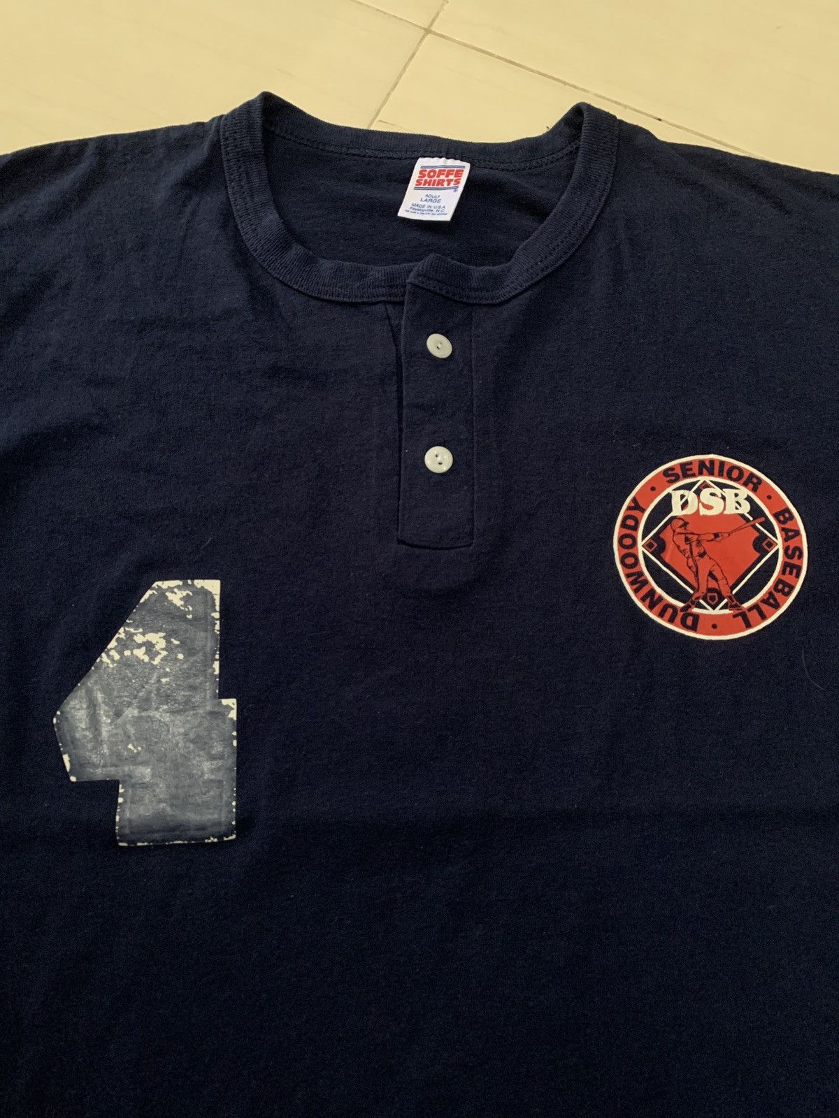MLB × Vintage VINTAGE 90’s DUNWOODY SENIOR BASEBALL T-SHIRT Size US L / EU 52-54 / 3 - 3 Thumbnail