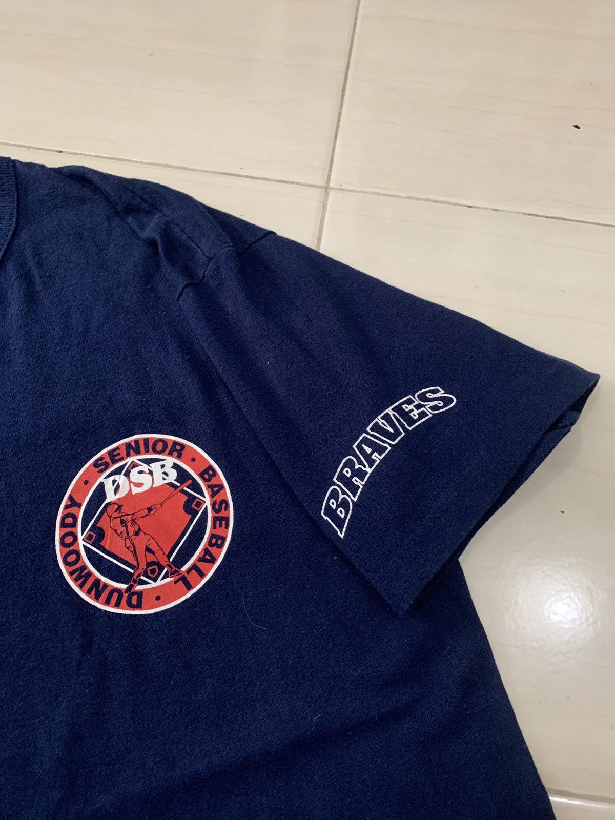 MLB × Vintage VINTAGE 90’s DUNWOODY SENIOR BASEBALL T-SHIRT Size US L / EU 52-54 / 3 - 4 Thumbnail