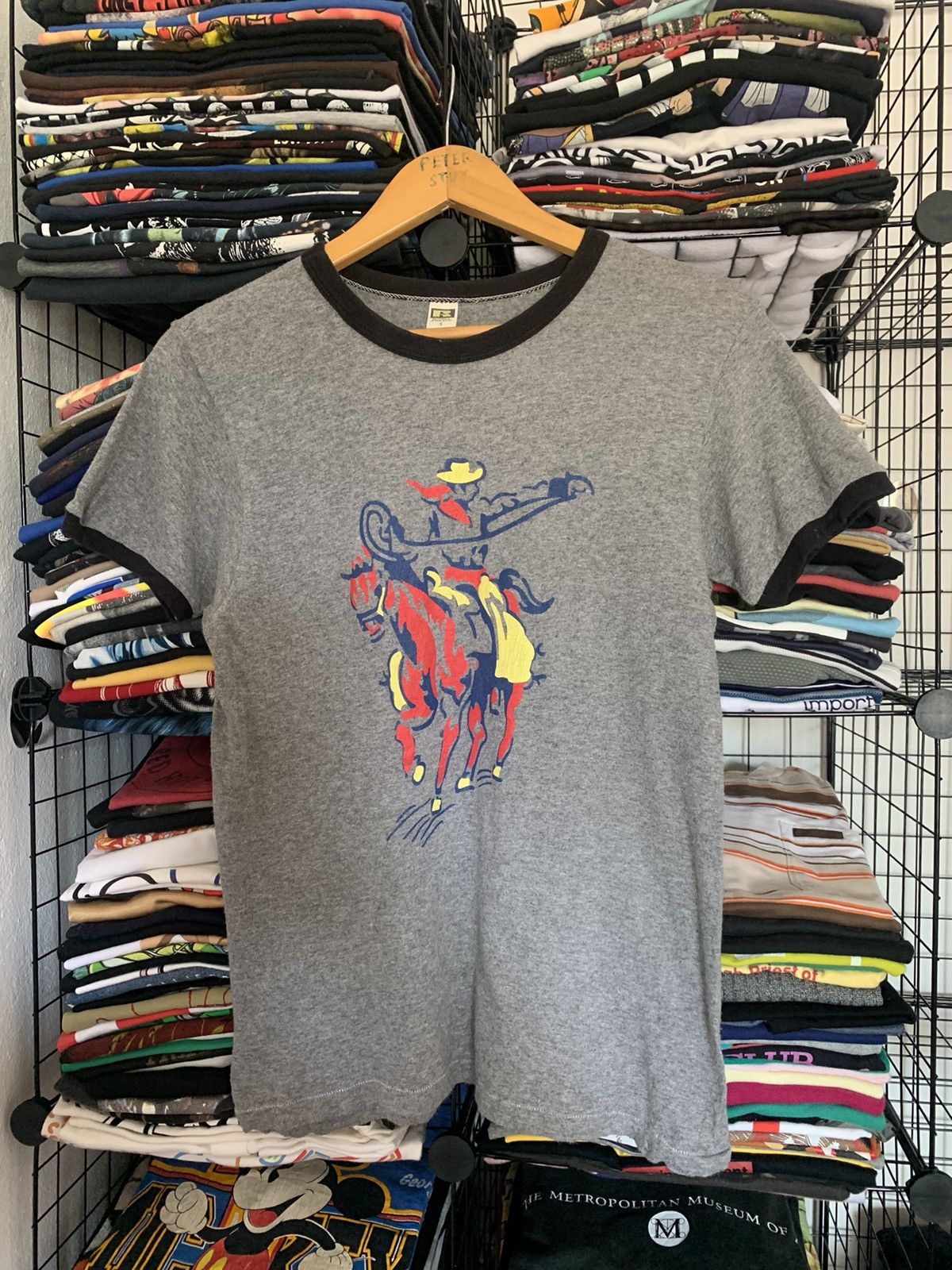 Russell Athletic × Vintage VINTAGE TEXAS LONE STAR STATE RAYON T-SHIRT Size US S / EU 44-46 / 1 - 1 Thumbnail