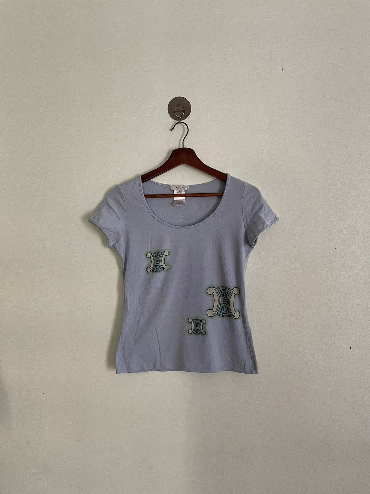 Celine Celine Tshirt Size L / US 10 / IT 46 - 1 Thumbnail