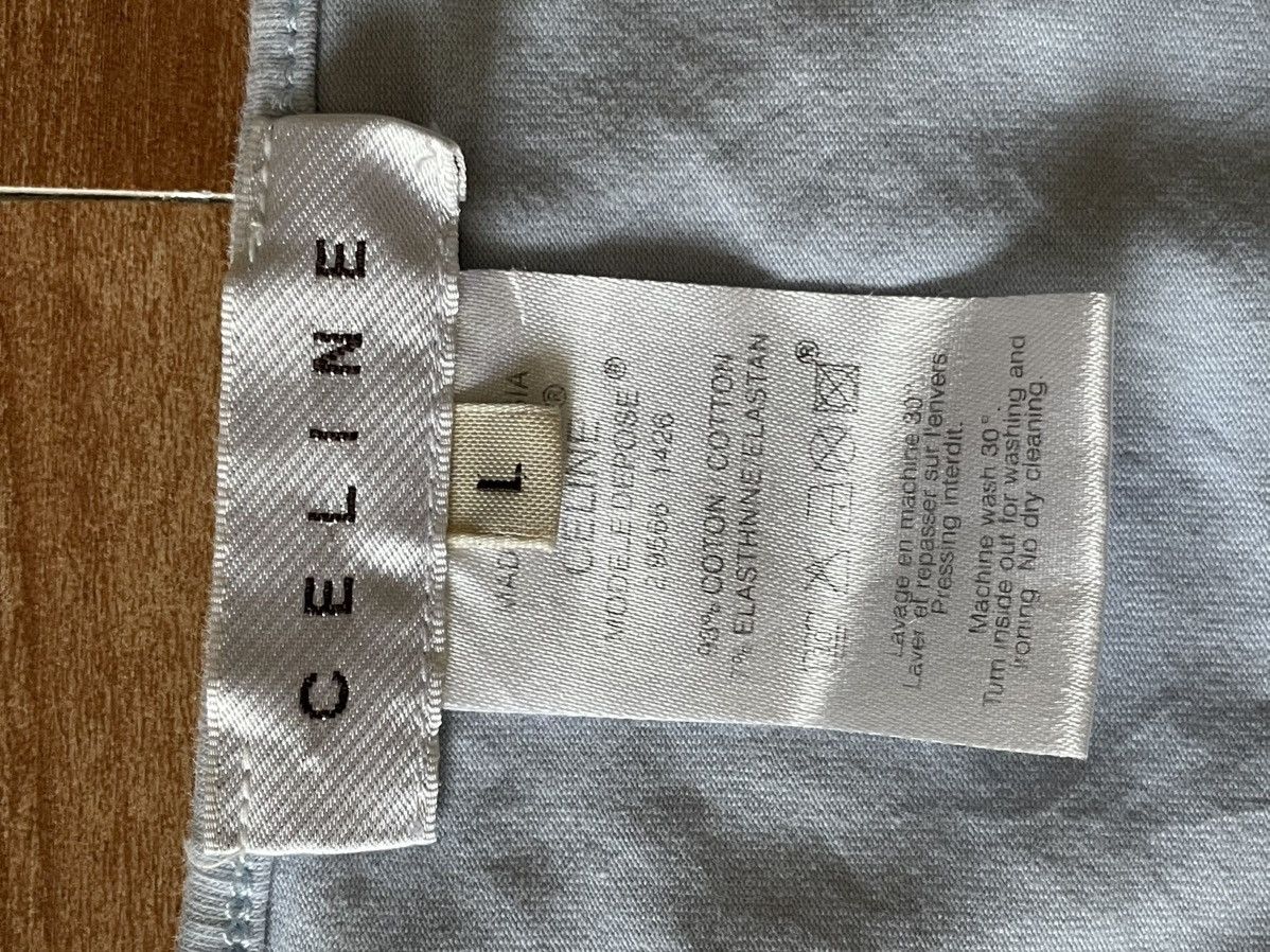 Celine Celine Tshirt Size L / US 10 / IT 46 - 4 Thumbnail