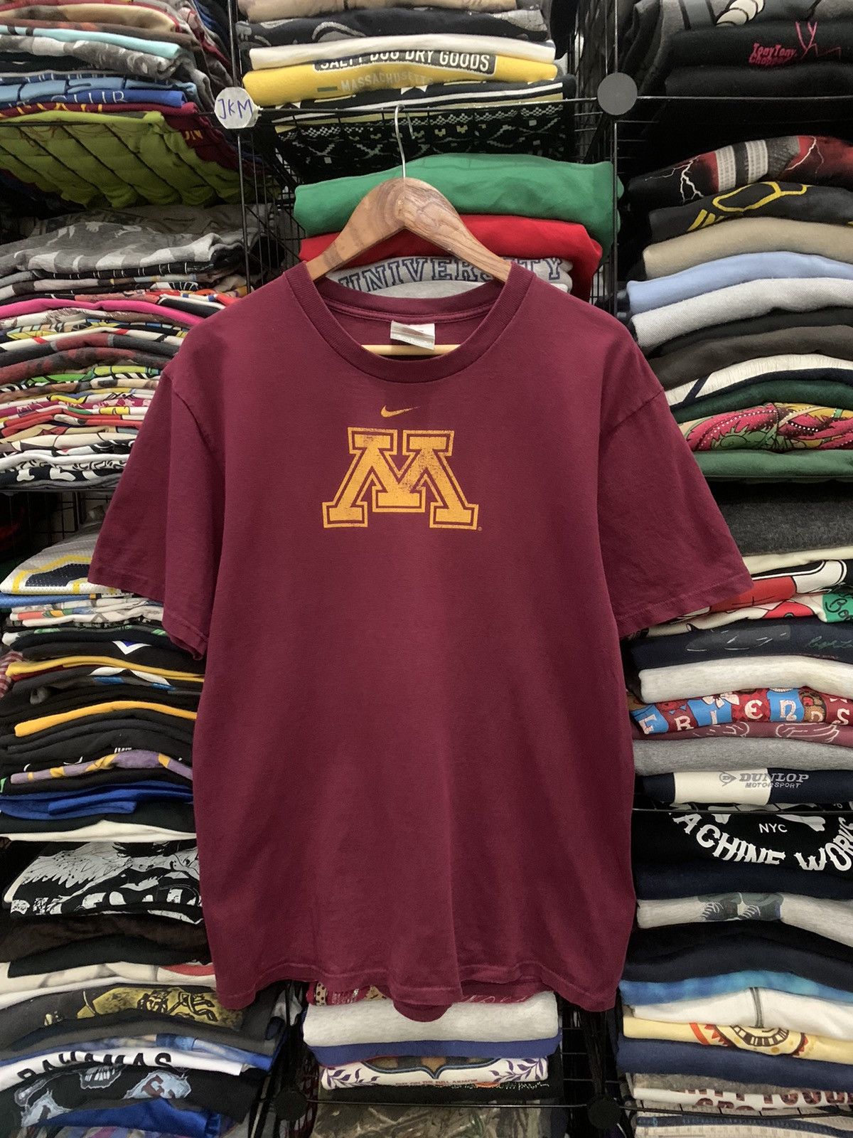 Nike × Vintage Vintage Nike team M logo t-shirt Size US M / EU 48-50 / 2 - 1 Thumbnail