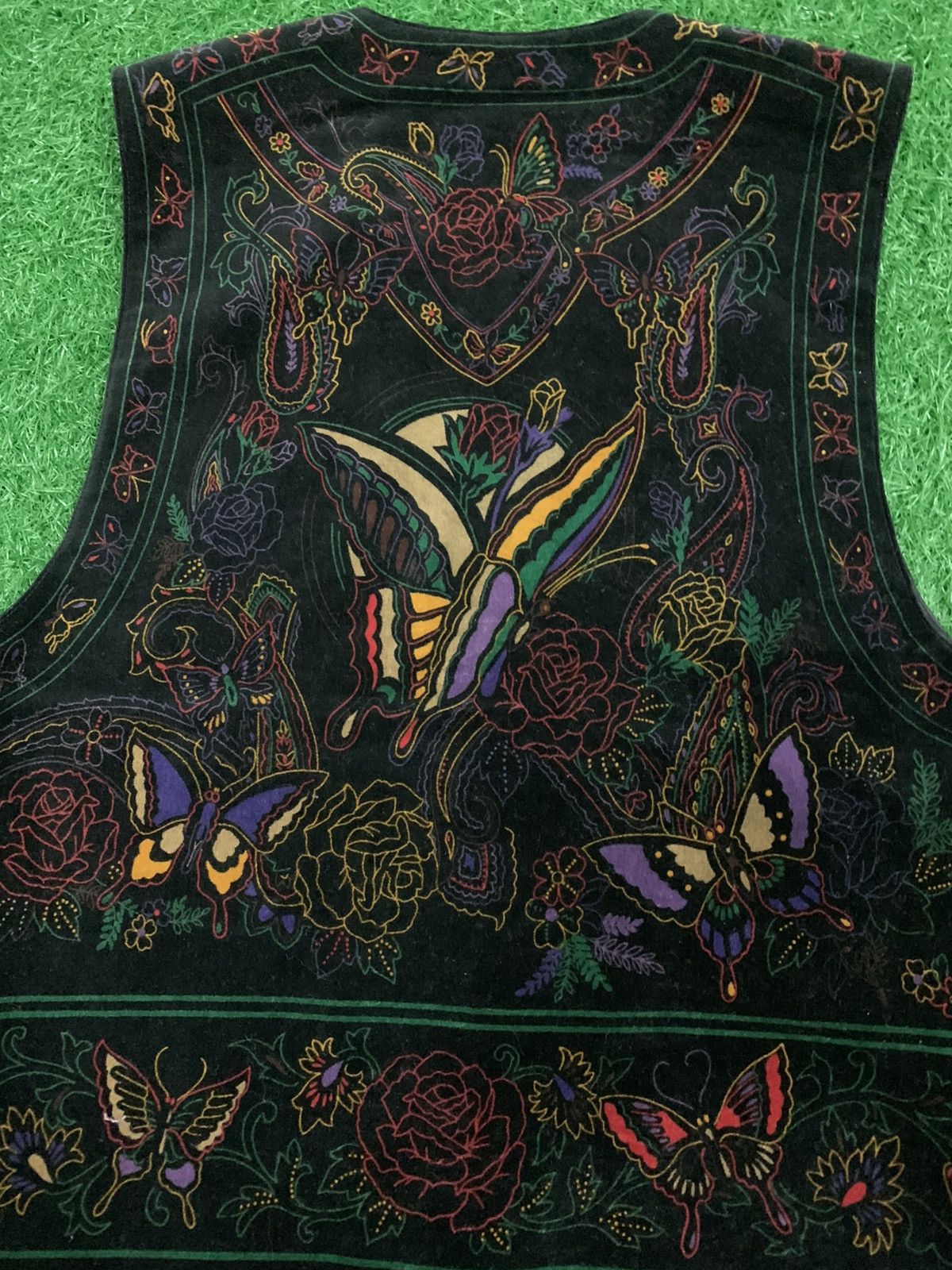 Japanese Brand BUTTERFLY DESIGN VEST NICE DESIGN Size US M / EU 48-50 / 2 - 6 Thumbnail
