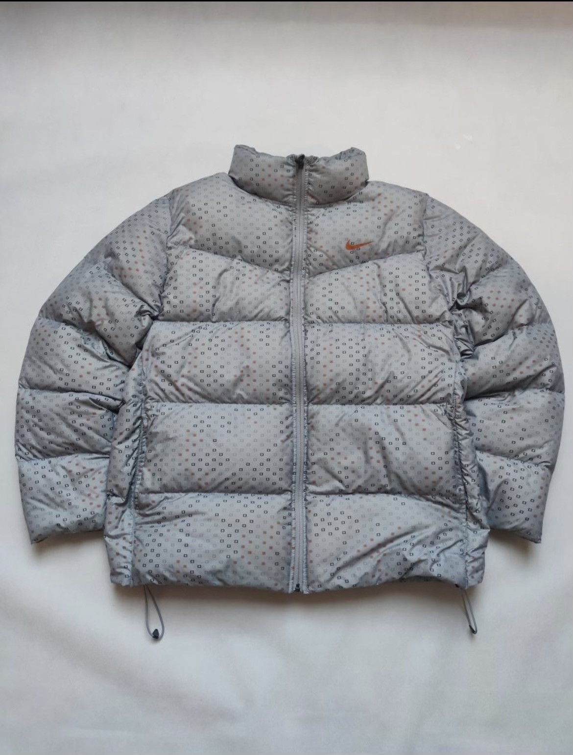90'S Nike Padded Parka Puffer Jacket Men's XL Vintage Nylon red type Vintage Second Hand