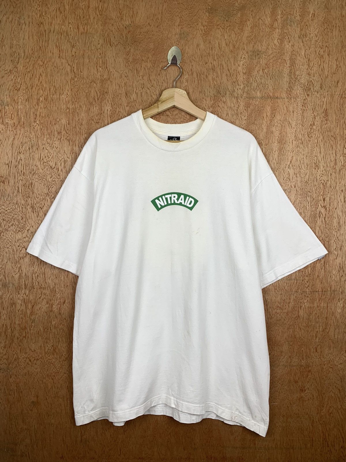 Vtg Japanese Brand Nitraid X Visual Reports Tee outlet Shirt Casual Clothing Graphic Tee