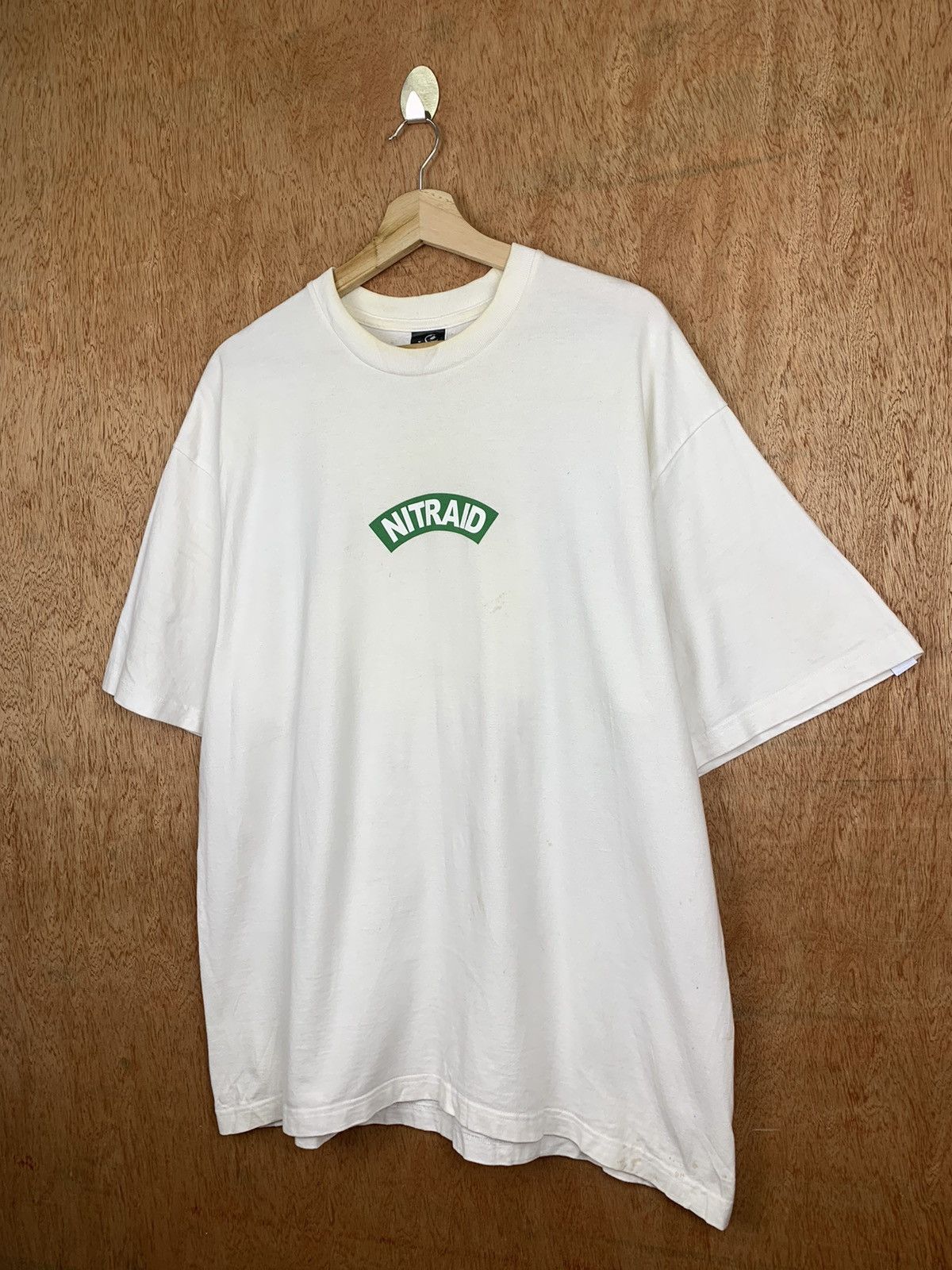 Japanese Brand × Nitraid × Vintage Vintage Nitraid white Tshirt Size US XXL / EU 58 / 5 - 4 Thumbnail