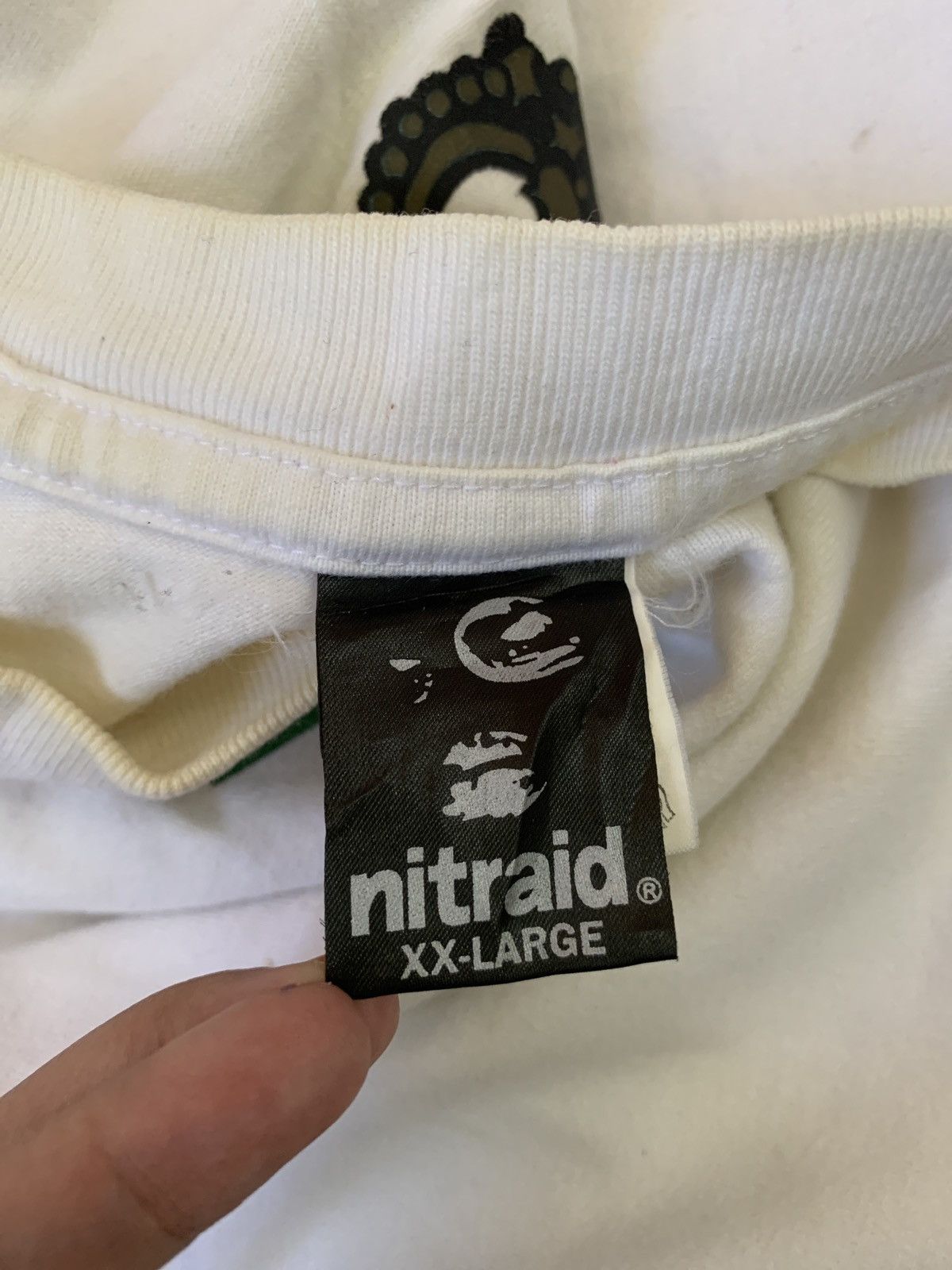 Japanese Brand × Nitraid × Vintage Vintage Nitraid white Tshirt Size US XXL / EU 58 / 5 - 13 Thumbnail