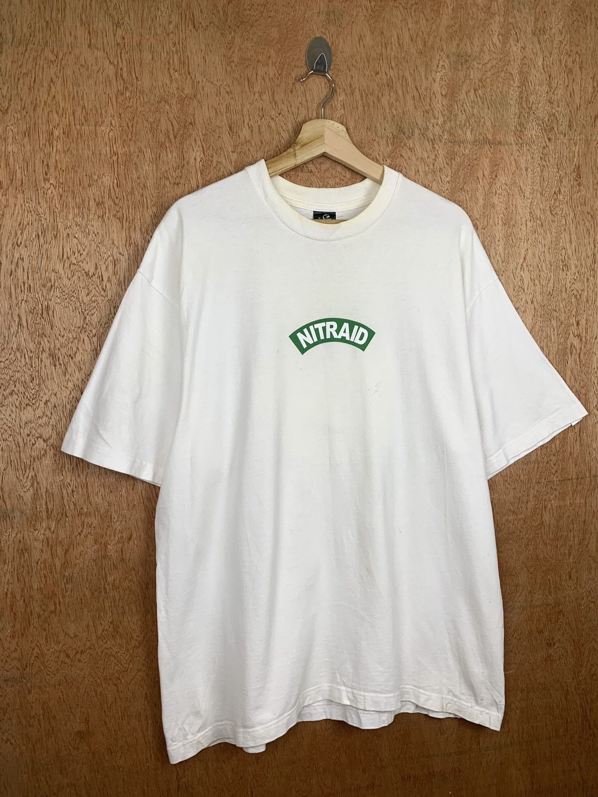 Japanese Brand × Nitraid × Vintage Vintage Nitraid white Tshirt Size US XXL / EU 58 / 5 - 3 Thumbnail