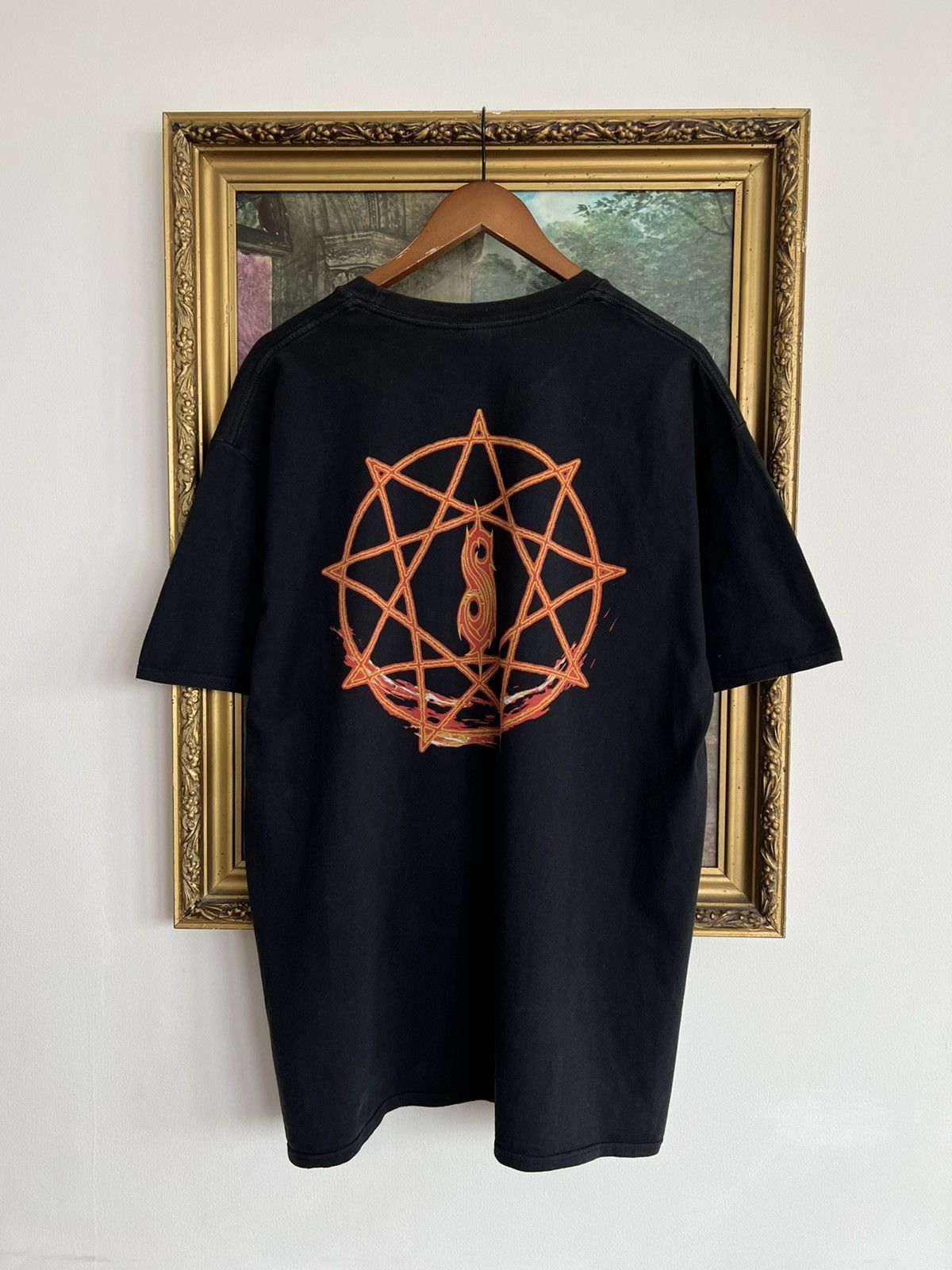 Band Tees Vintage 2012 Slipknot Antennas to Hell Black Tee (Korn) Size US XL / EU 56 / 4 - 2 Thumbnail