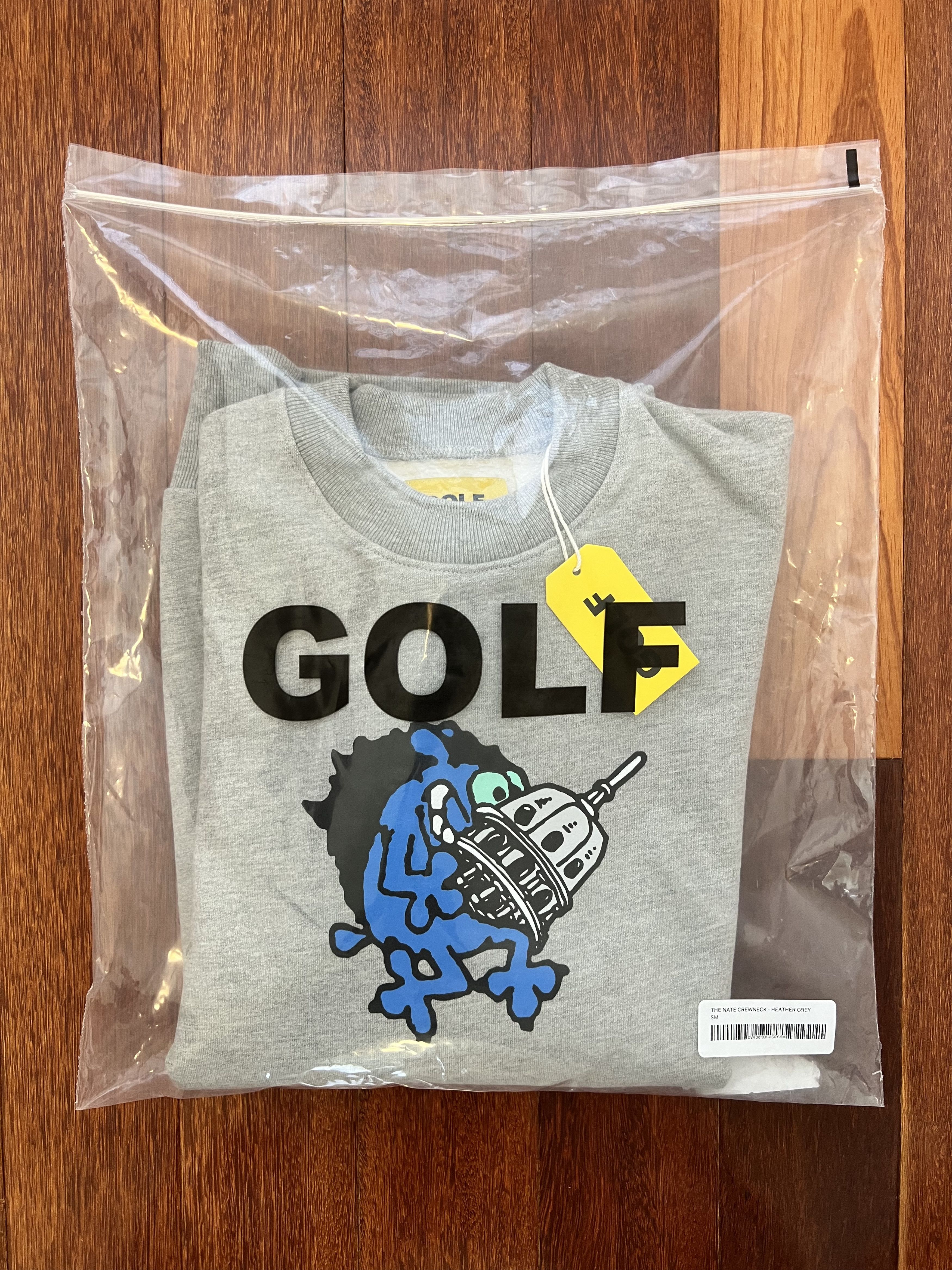 Golf Wang 💚 Golf Wang Nate Crewneck Grey Small Size US S / EU 44-46 / 1 - 9 Thumbnail