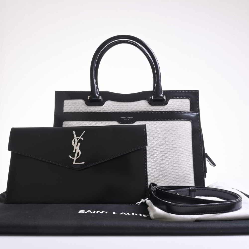 Saint Laurent Paris Leather uptown 2way handbag Size ONE SIZE - 5 Thumbnail