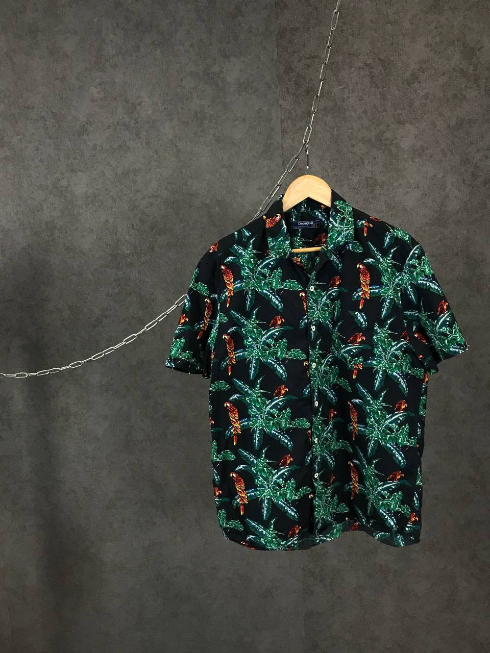 Desigual Desigual designer Hawaiian crazy shirt Size US L / EU 52-54 / 3 - 1 Thumbnail