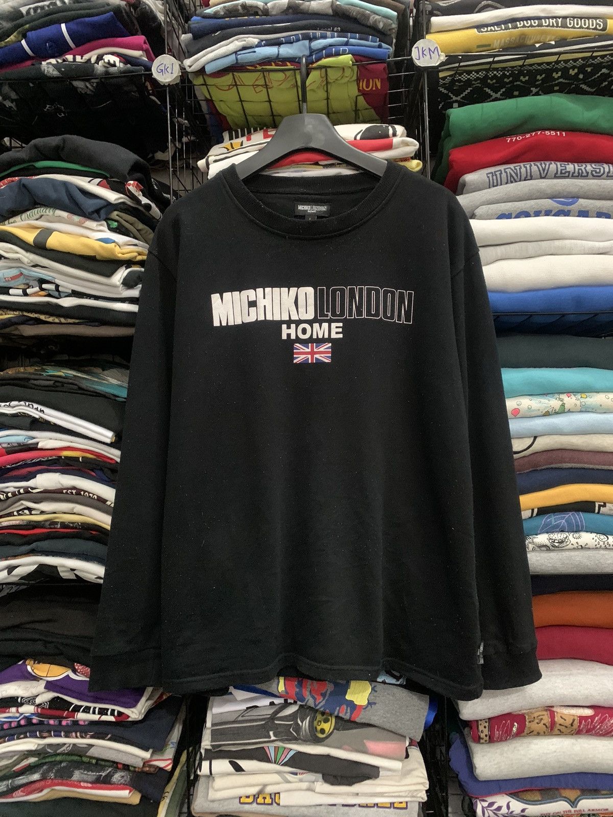 Michiko Koshino London MICHIKO LONDON BIG LOGO SWEATSHIRT Size US L / EU 52-54 / 3 - 1 Thumbnail
