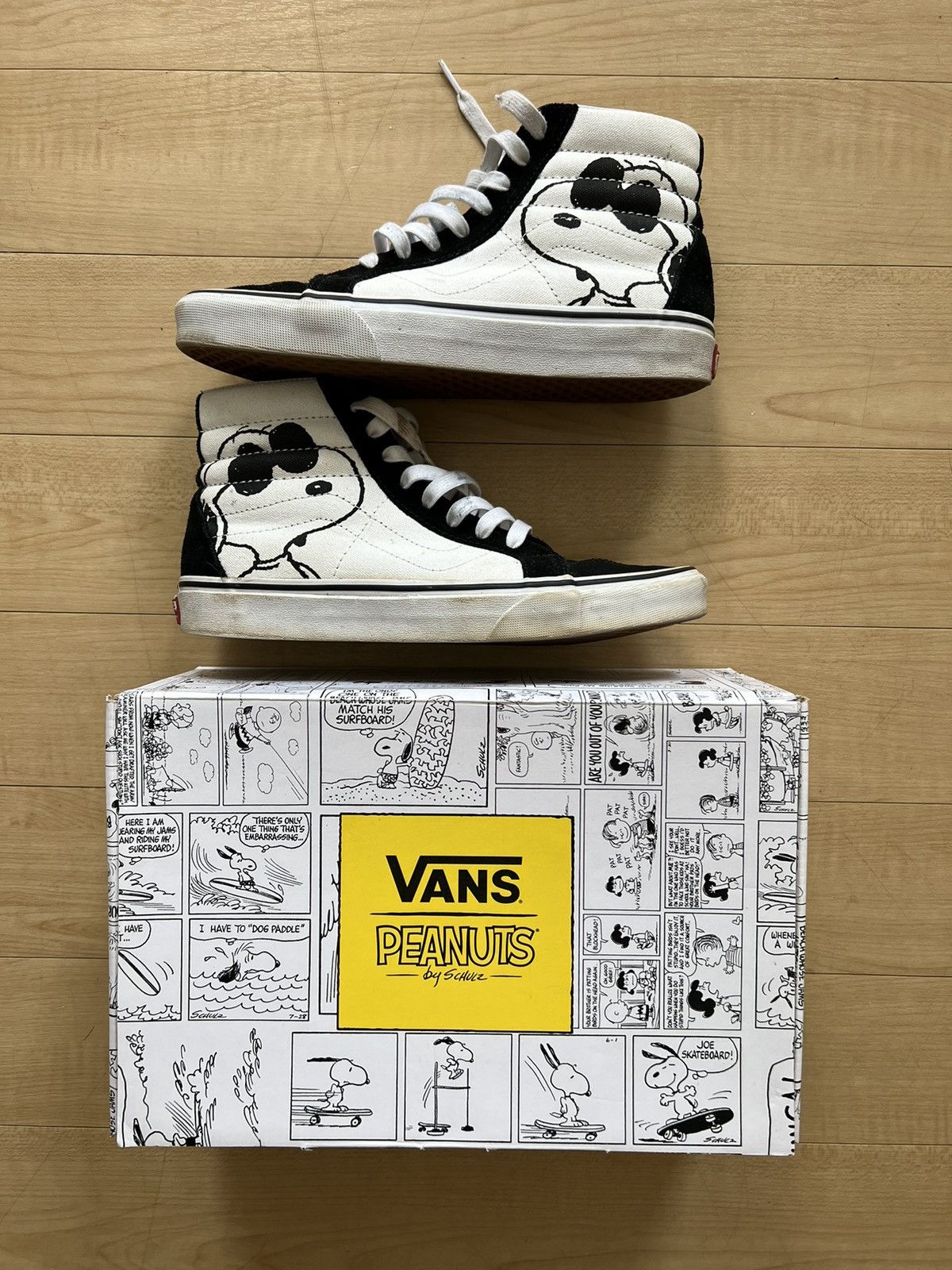 Vans Vans x Peanuts Snoopy Joe Cool Sk8Hi Grailed