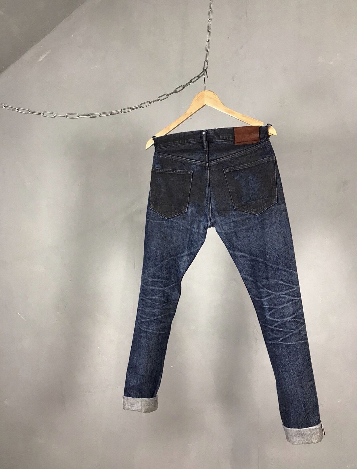 Allsaints Allsaints luxury distressed denim Selvedge jeans Size US 30 / EU 46 - 9 Thumbnail