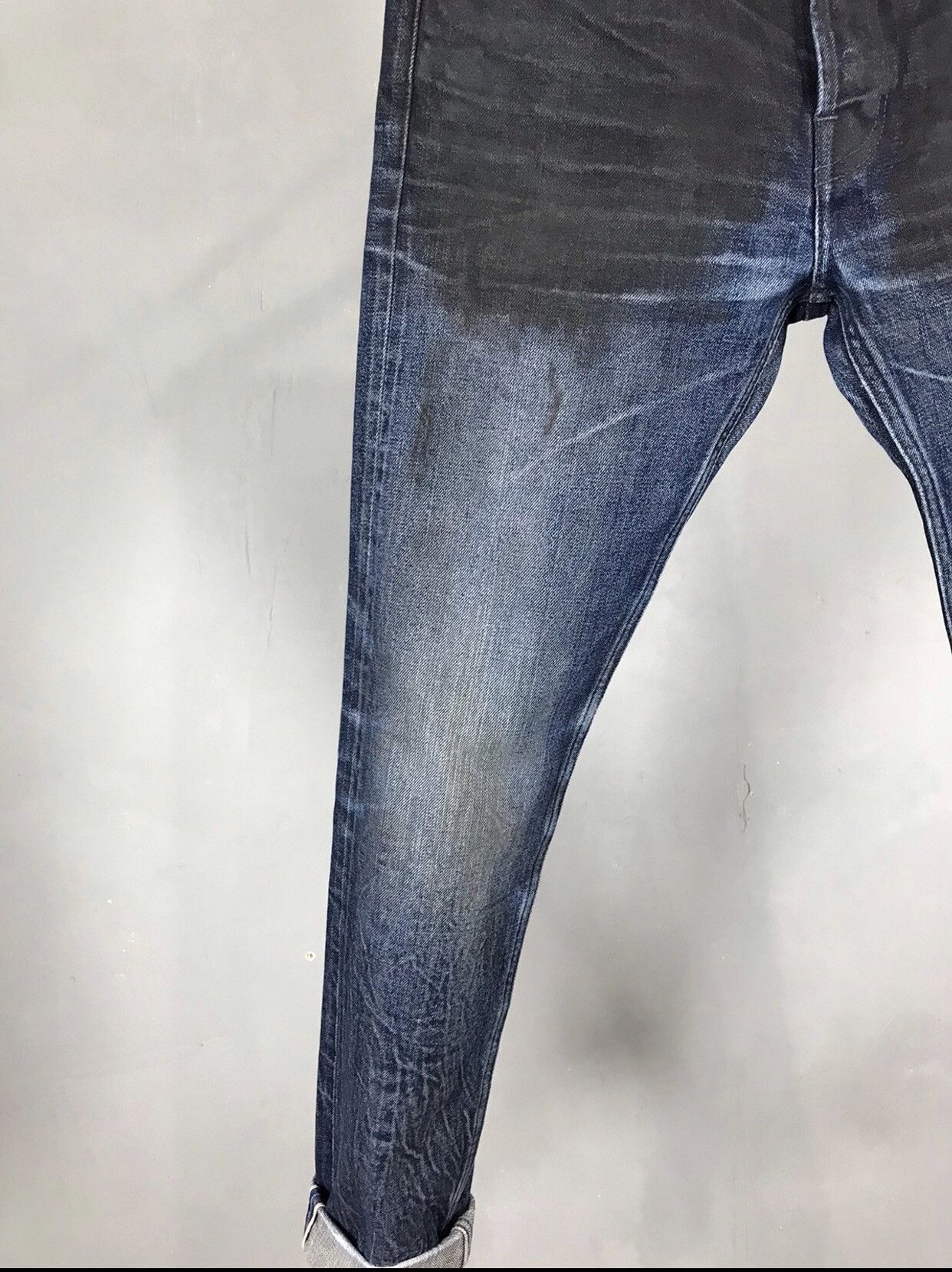 Allsaints Allsaints luxury distressed denim Selvedge jeans Size US 30 / EU 46 - 4 Thumbnail