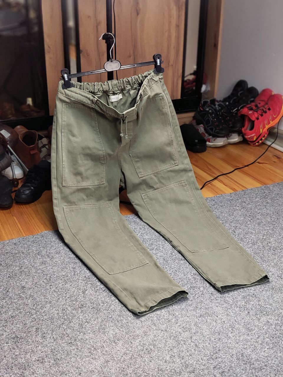 Japanese Brand Vintage Nico Nico Japan Green Double Knee Pants Size US 30 / EU 46 - 20 Thumbnail