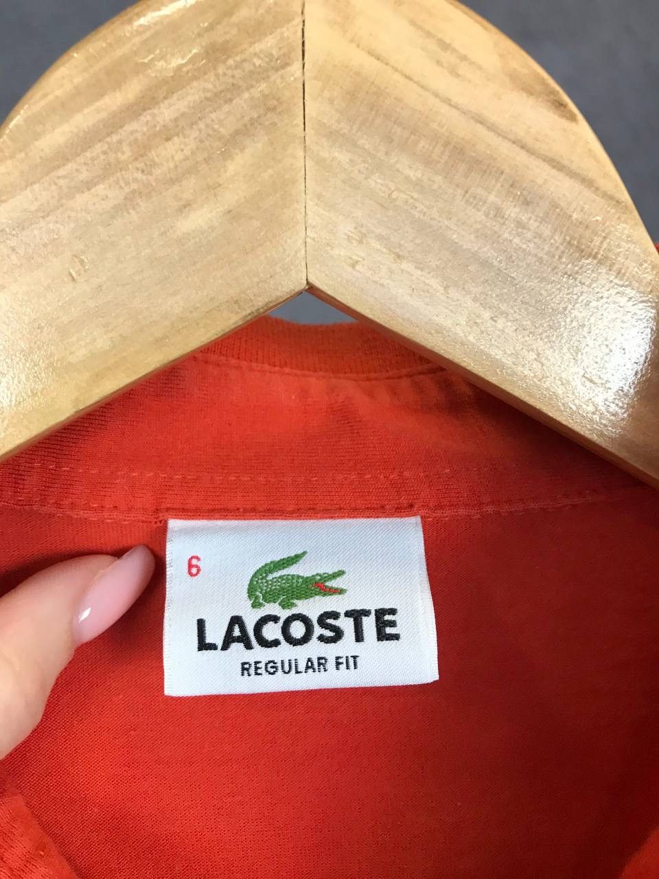 Lacoste Lacoste vintage luxury orange polo tee Size US XL / EU 56 / 4 - 3 Thumbnail