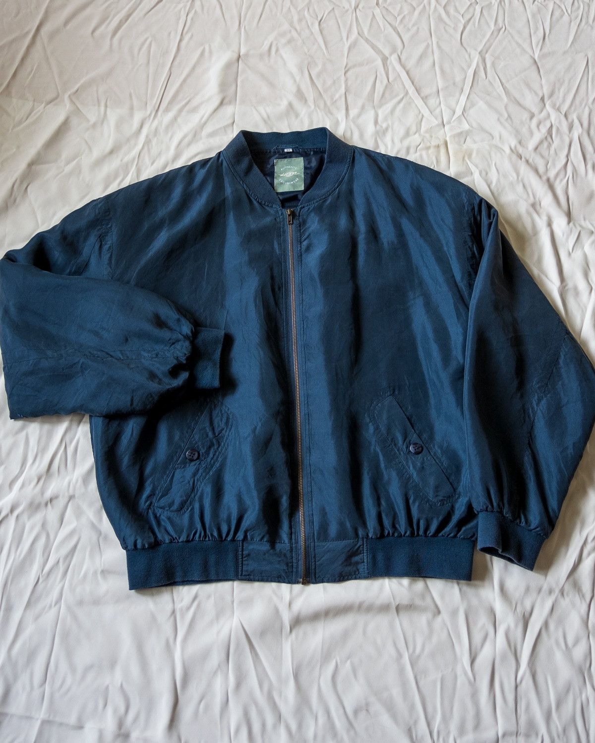 Vintage Vintage silk bomber 80s Size US L / EU 52-54 / 3 - 4 Thumbnail