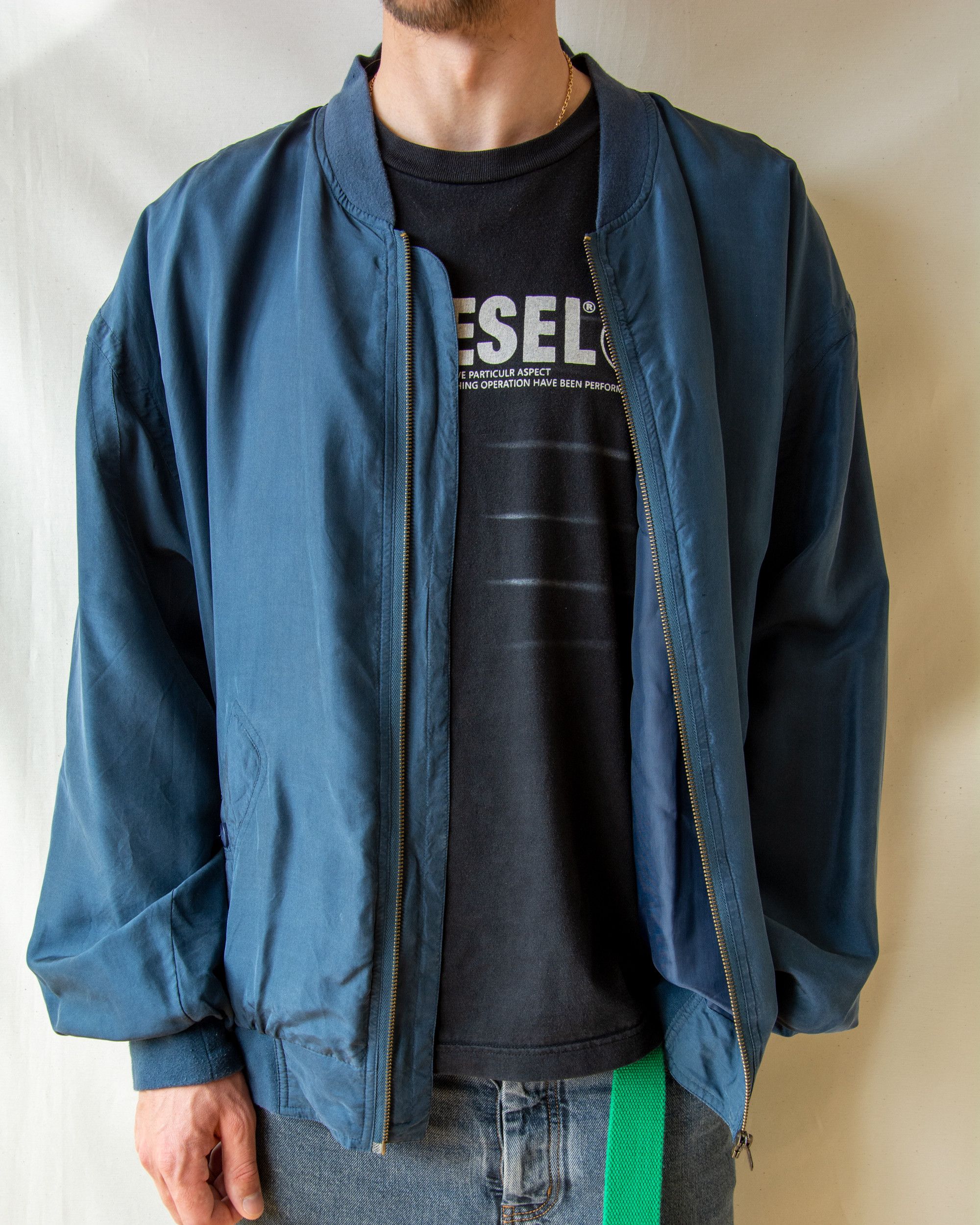 Vintage Vintage silk bomber 80s Size US L / EU 52-54 / 3 - 2 Thumbnail