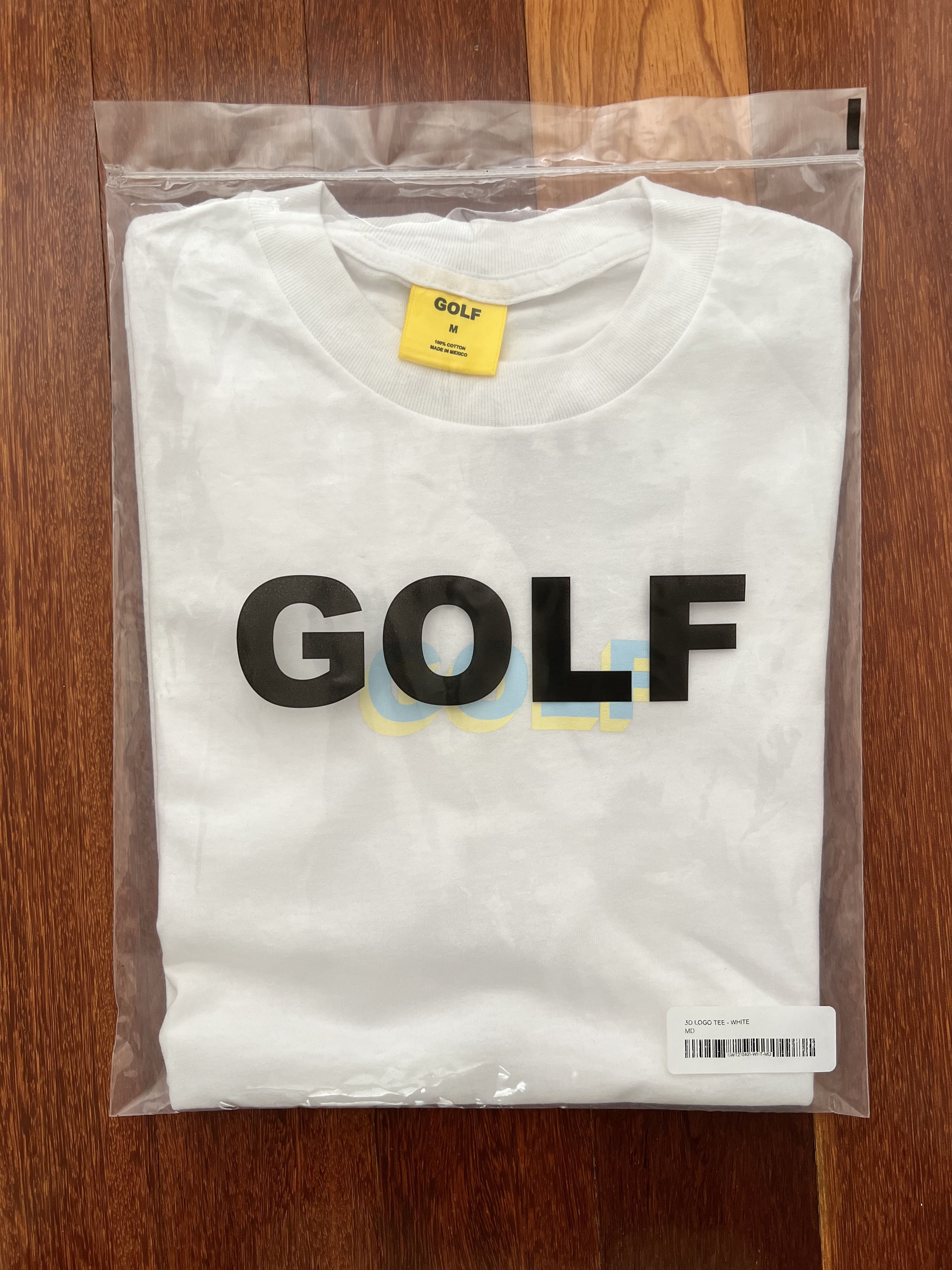 Golf Wang 💚 Golf Wang 3D Logo Tee White & Blue Medium NEW Size US M / EU 48-50 / 2 - 6 Thumbnail