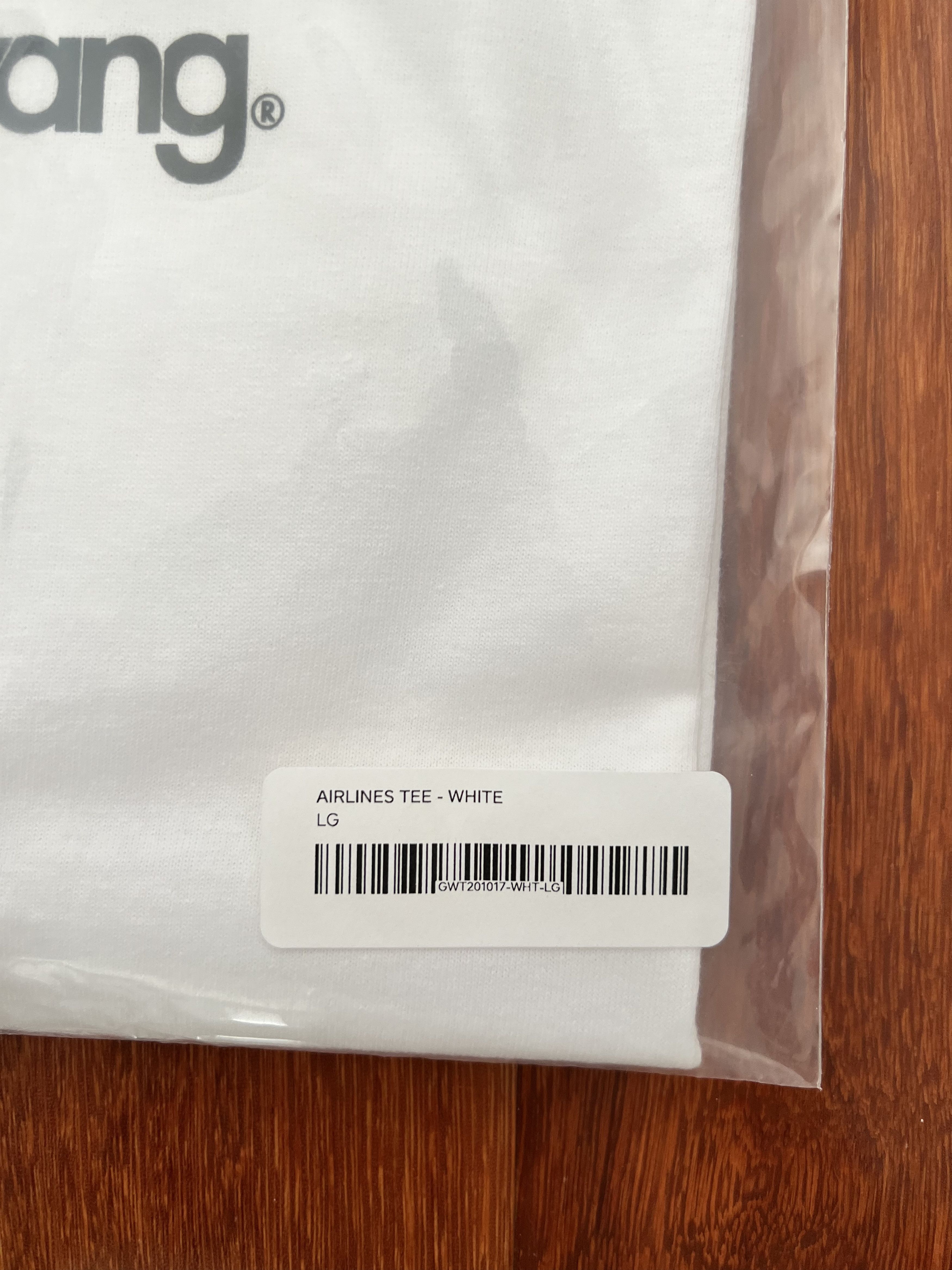 Golf Wang 💚 Golf Wang Airlines Tee White Large Size US L / EU 52-54 / 3 - 6 Thumbnail