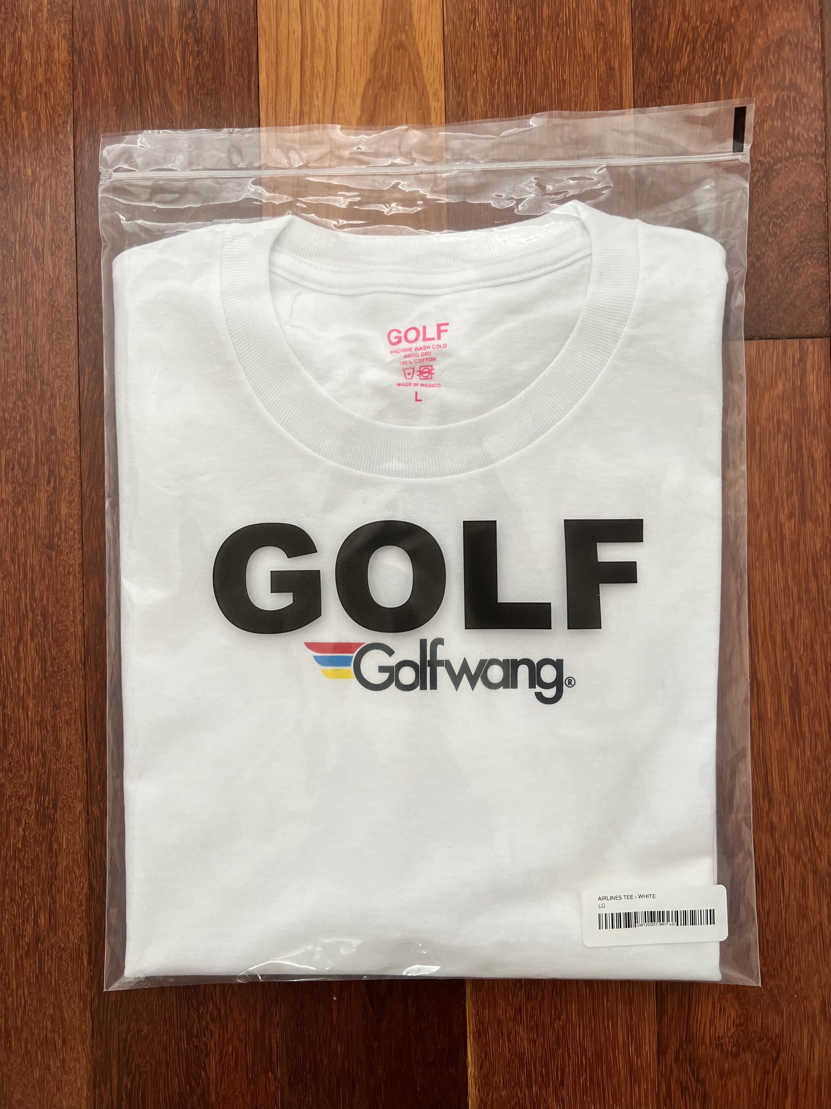 Golf Wang 💚 Golf Wang Airlines Tee White Large Size US L / EU 52-54 / 3 - 5 Thumbnail