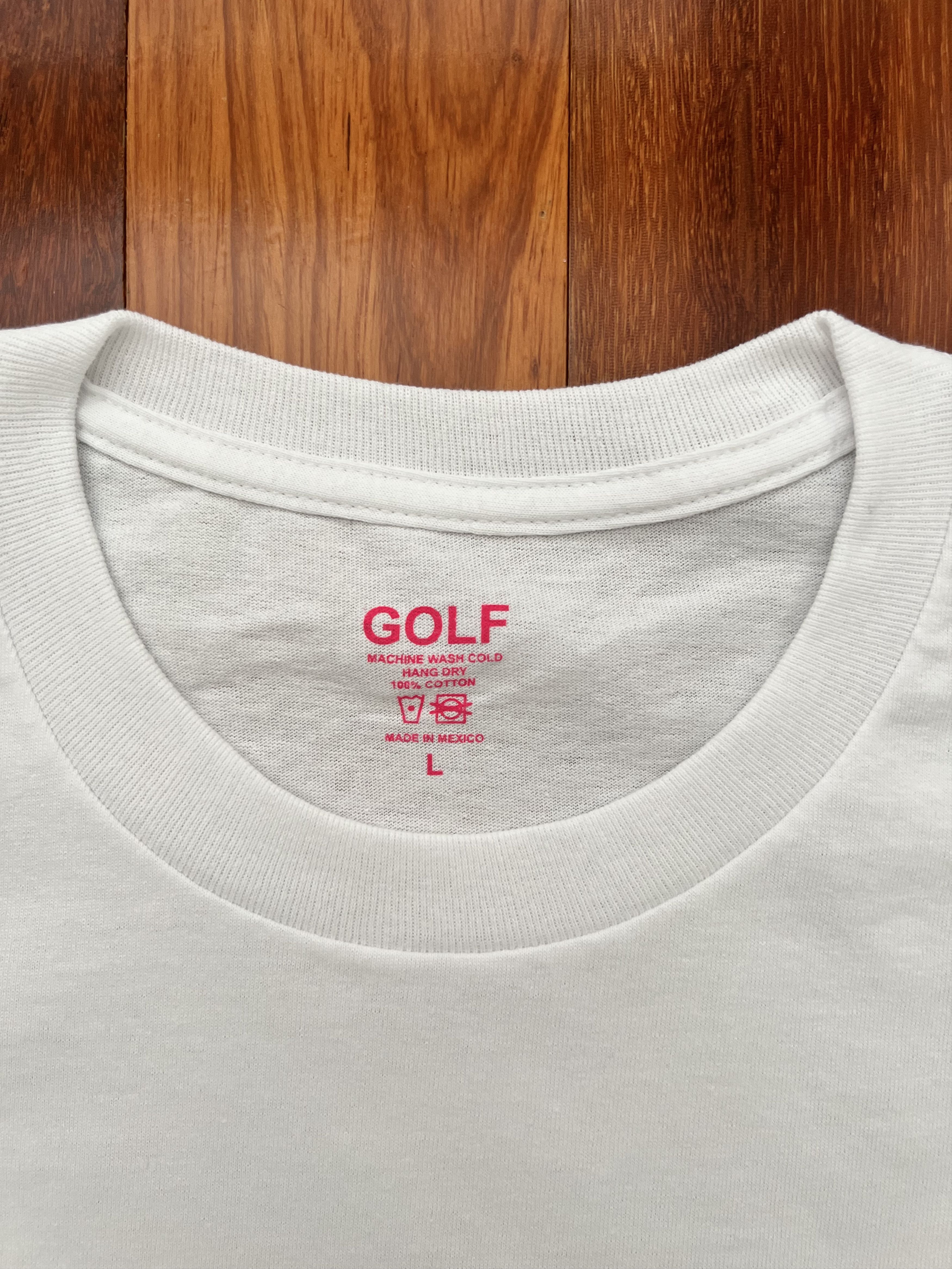 Golf Wang 💚 Golf Wang Airlines Tee White Large Size US L / EU 52-54 / 3 - 4 Thumbnail