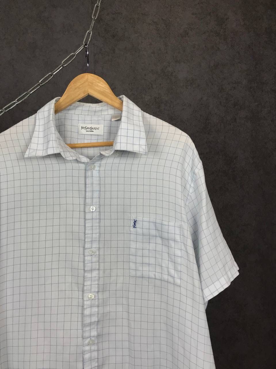 Yves Saint Laurent YSL Yves Saint Laurent luxury vintage shirt Size US XXL / EU 58 / 5 - 2 Thumbnail