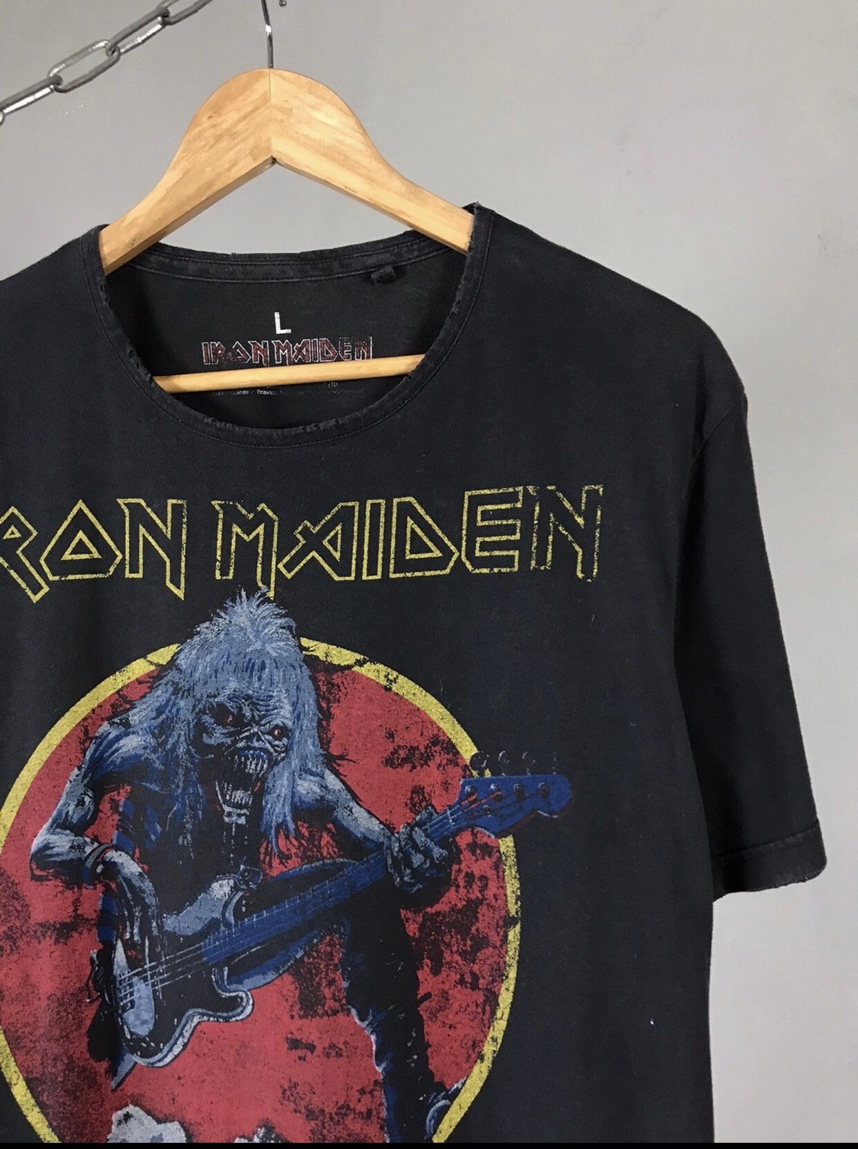 Iron Maiden Iron Maiden 2009 Vintage Rock Band Tee Size US L / EU 52-54 / 3 - 2 Thumbnail