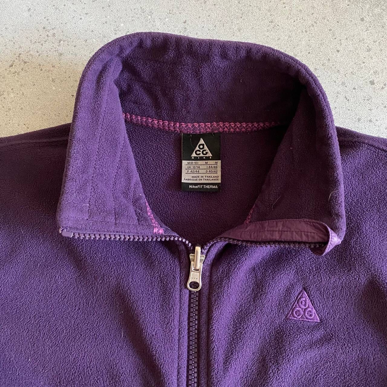 Nike × Nike ACG NIKE ACG PURPLE FLEECE ZIP JACKET Y2K Size US S / EU 44-46 / 1 - 7 Thumbnail