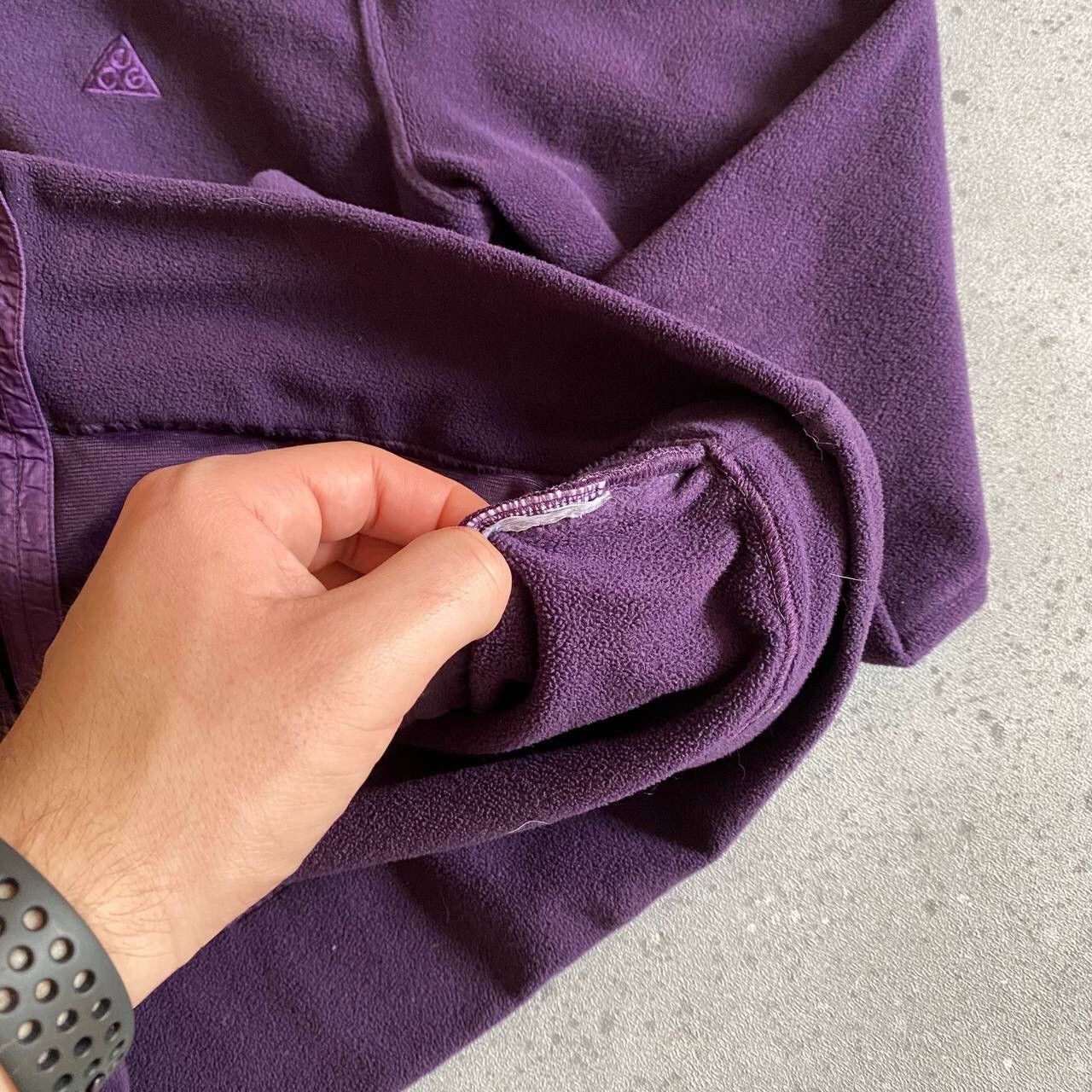 Nike × Nike ACG NIKE ACG PURPLE FLEECE ZIP JACKET Y2K Size US S / EU 44-46 / 1 - 16 Thumbnail