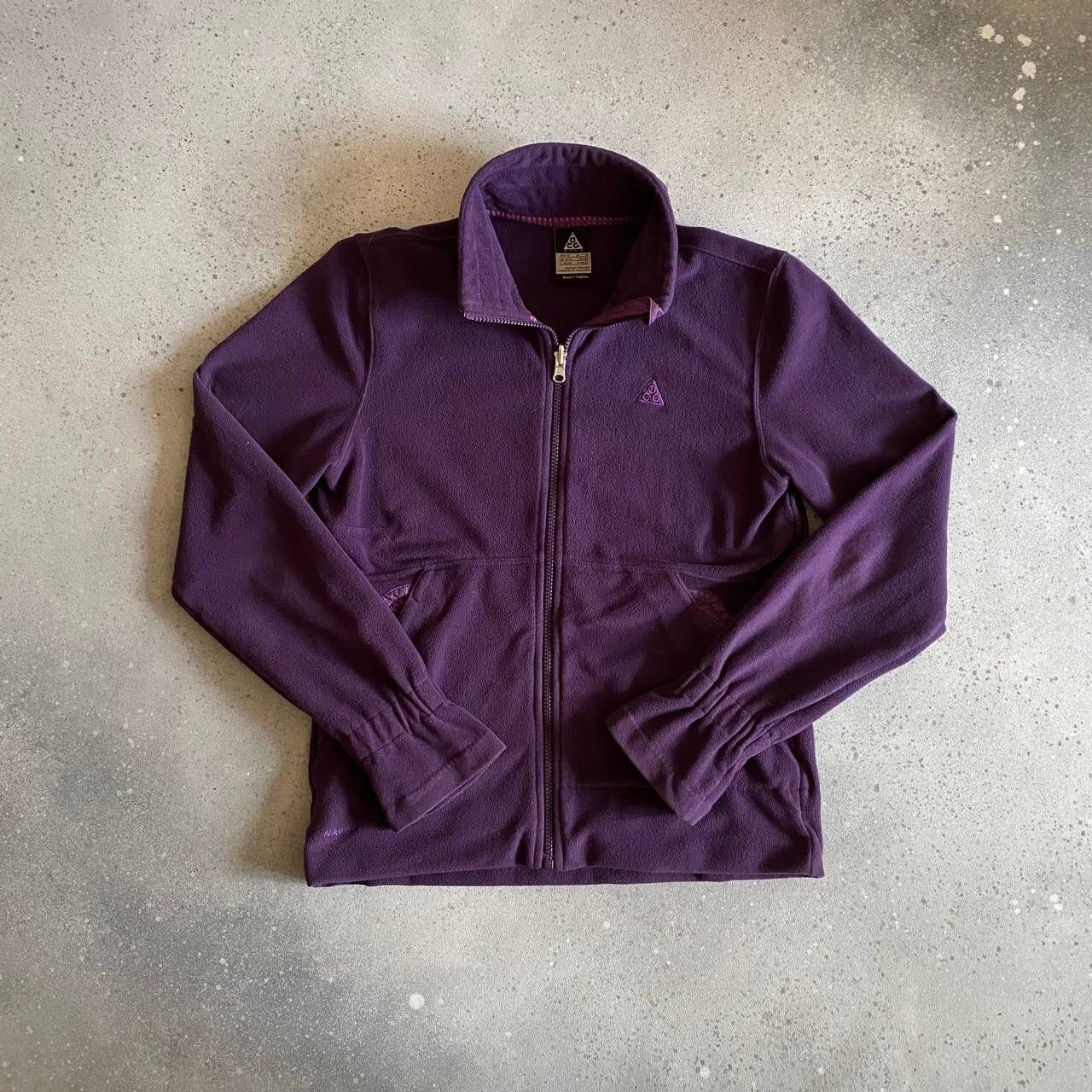 Nike × Nike ACG NIKE ACG PURPLE FLEECE ZIP JACKET Y2K Size US S / EU 44-46 / 1 - 3 Thumbnail