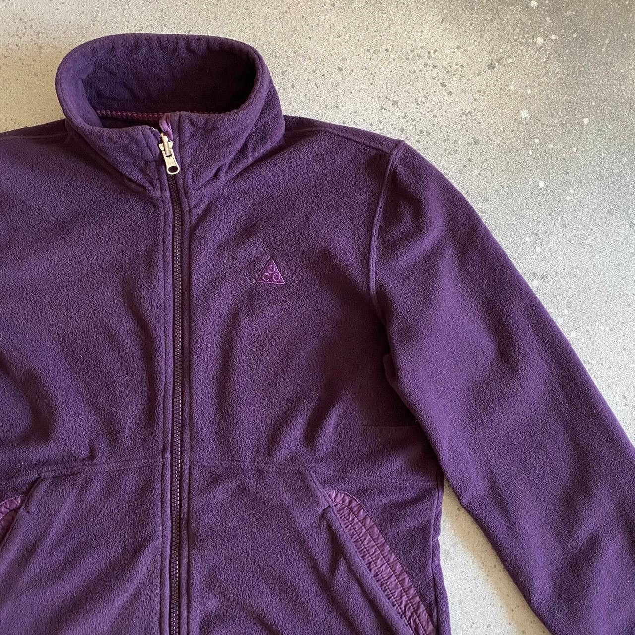 Nike × Nike ACG NIKE ACG PURPLE FLEECE ZIP JACKET Y2K Size US S / EU 44-46 / 1 - 8 Thumbnail