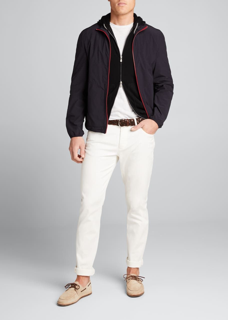 Brunello Cucinelli $1995 Outerwear Jacket/ Windbreaker NWT Size US M / EU 48-50 / 2 - 3 Thumbnail