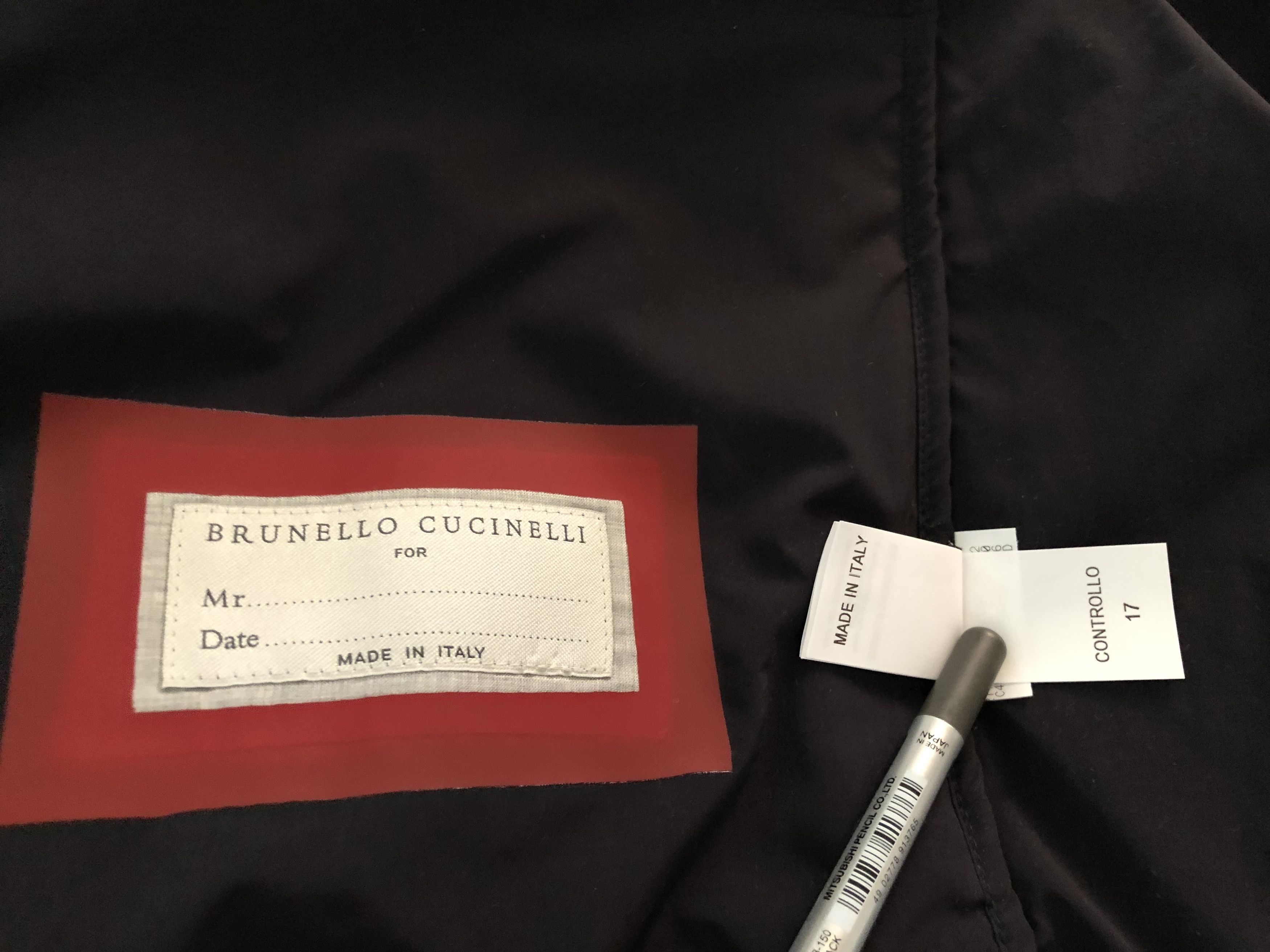 Brunello Cucinelli $1995 Outerwear Jacket/ Windbreaker NWT Size US M / EU 48-50 / 2 - 16 Thumbnail