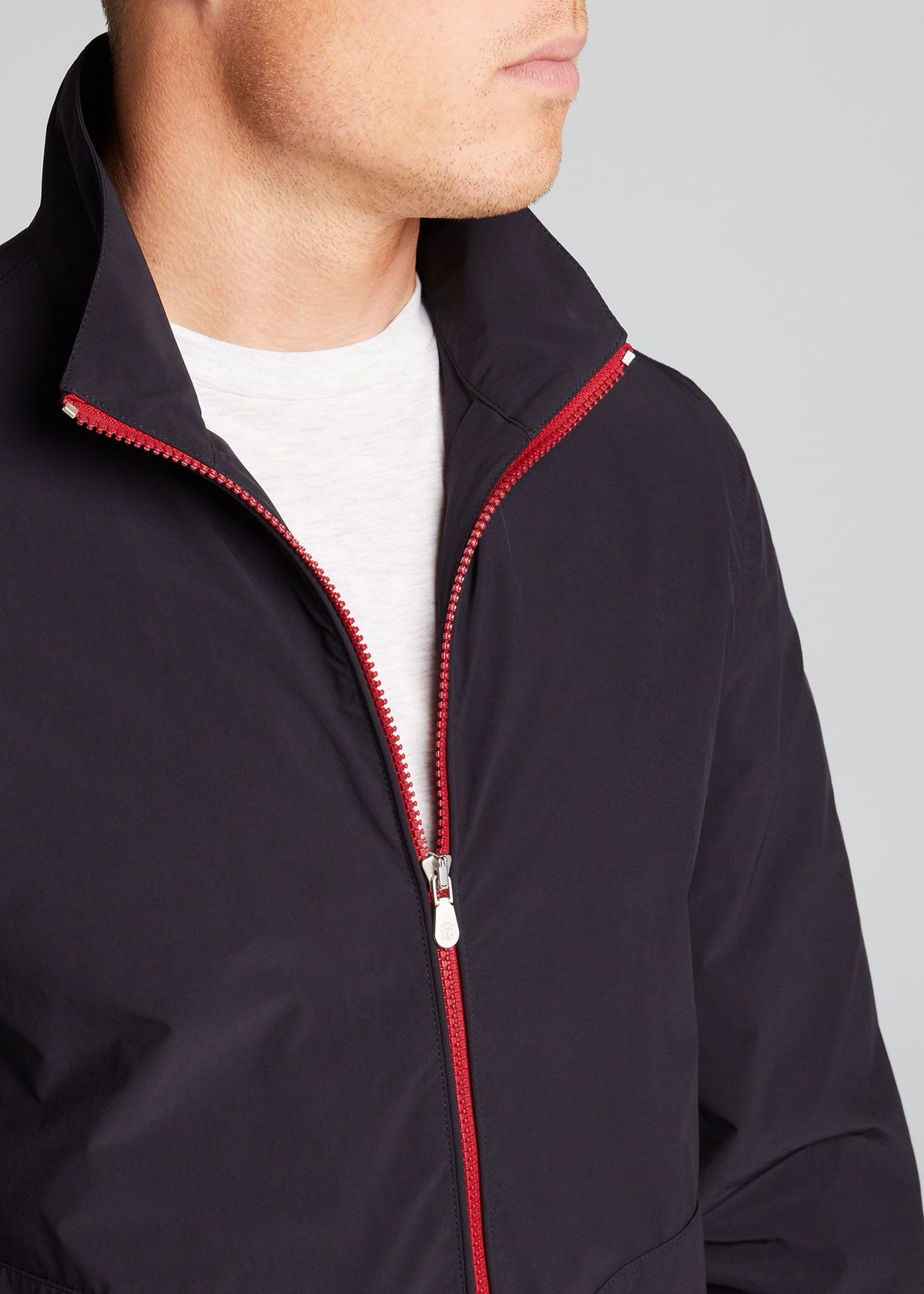 Brunello Cucinelli $1995 Outerwear Jacket/ Windbreaker NWT Size US M / EU 48-50 / 2 - 4 Thumbnail