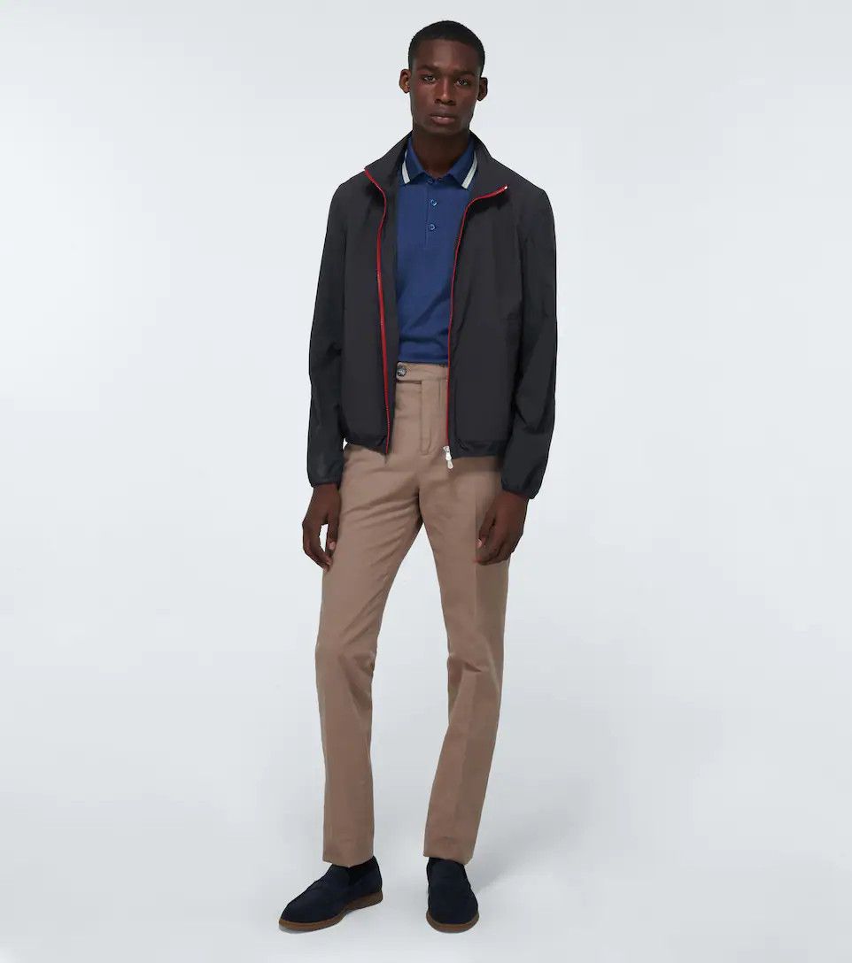 Brunello Cucinelli $1995 Outerwear Jacket/ Windbreaker NWT Size US M / EU 48-50 / 2 - 10 Thumbnail