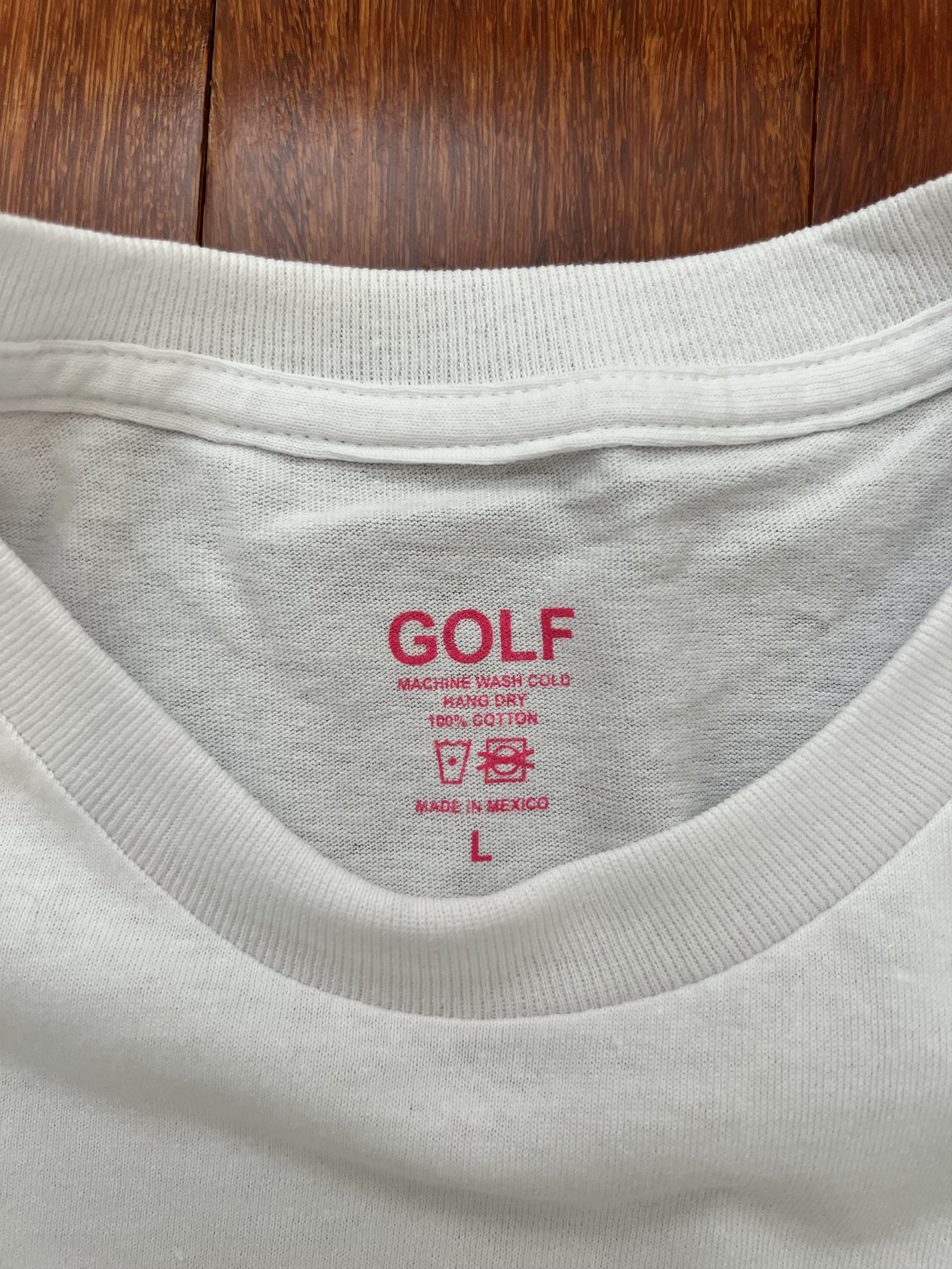 Golf Wang × Tyler The Creator 💚 Golf Wang Rope Tee White Large NEW Size US L / EU 52-54 / 3 - 4 Thumbnail