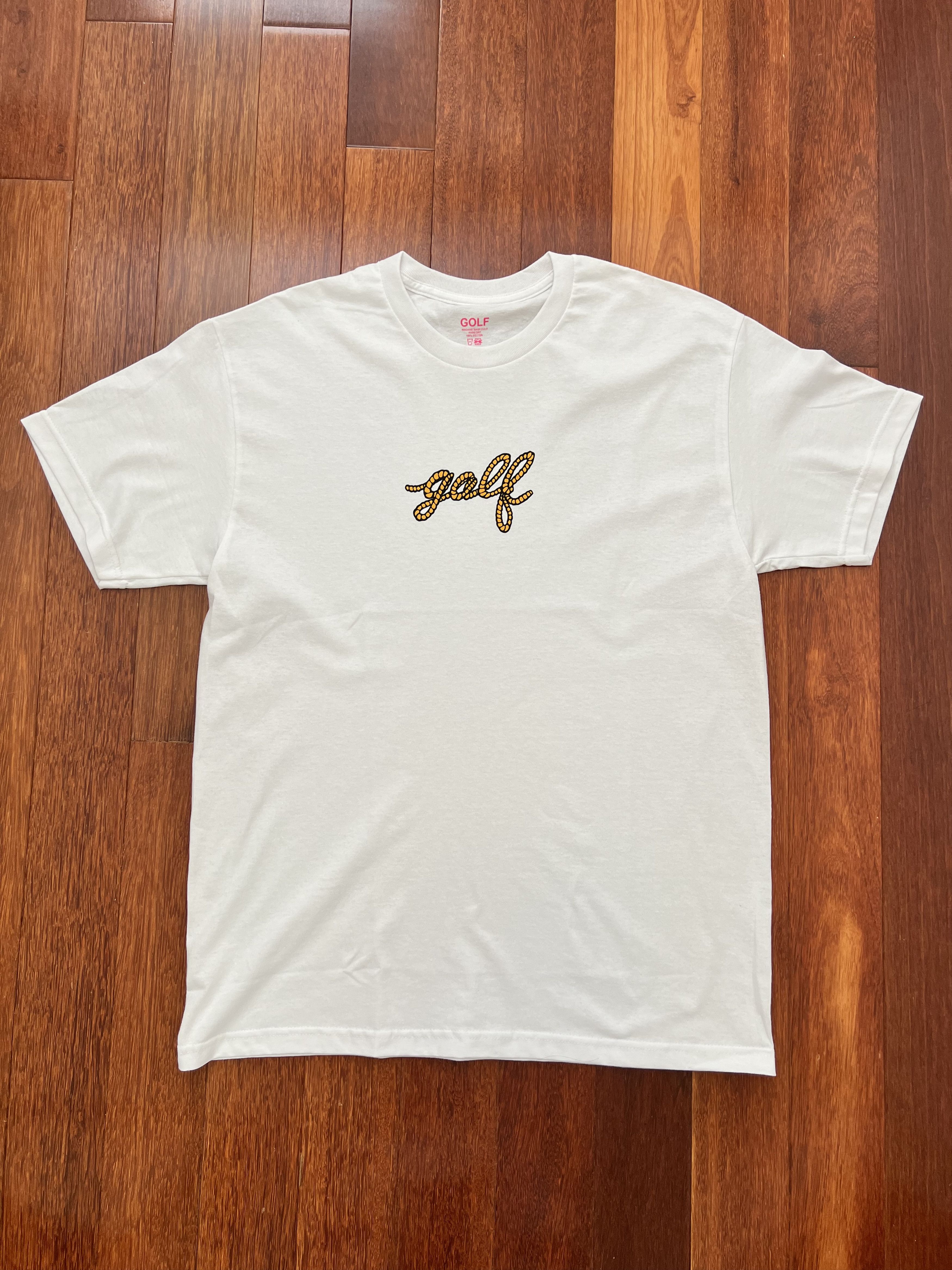 Golf Wang × Tyler The Creator 💚 Golf Wang Rope Tee White Large NEW Size US L / EU 52-54 / 3 - 1 Thumbnail